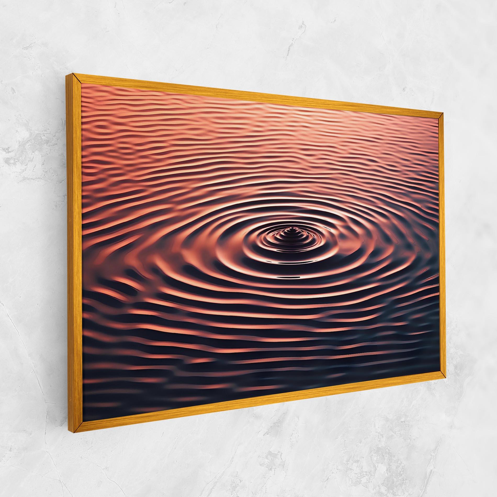Leinwandbild Red Blue Water mockup 1