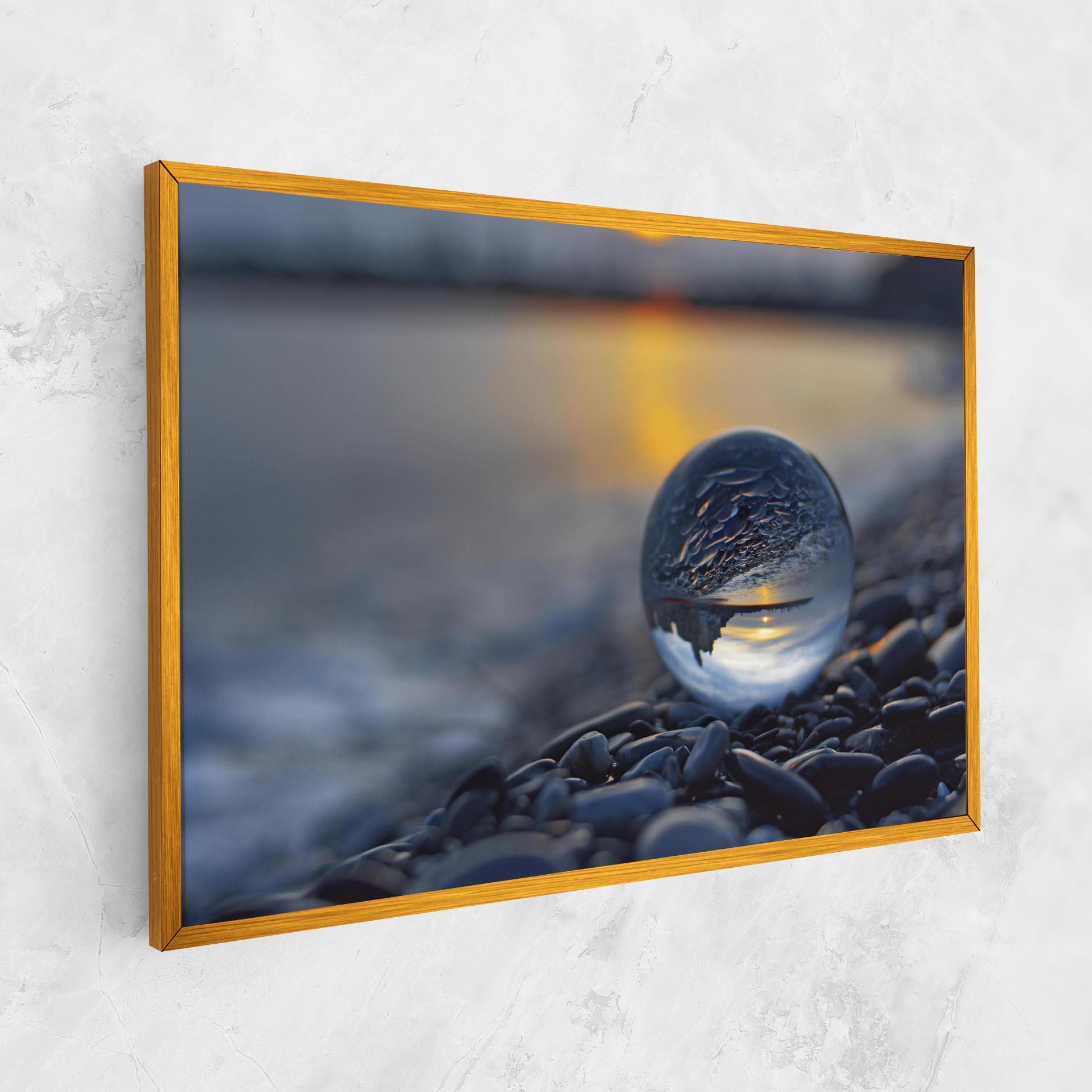 Leinwandbild Sunset Lensball mockup 1