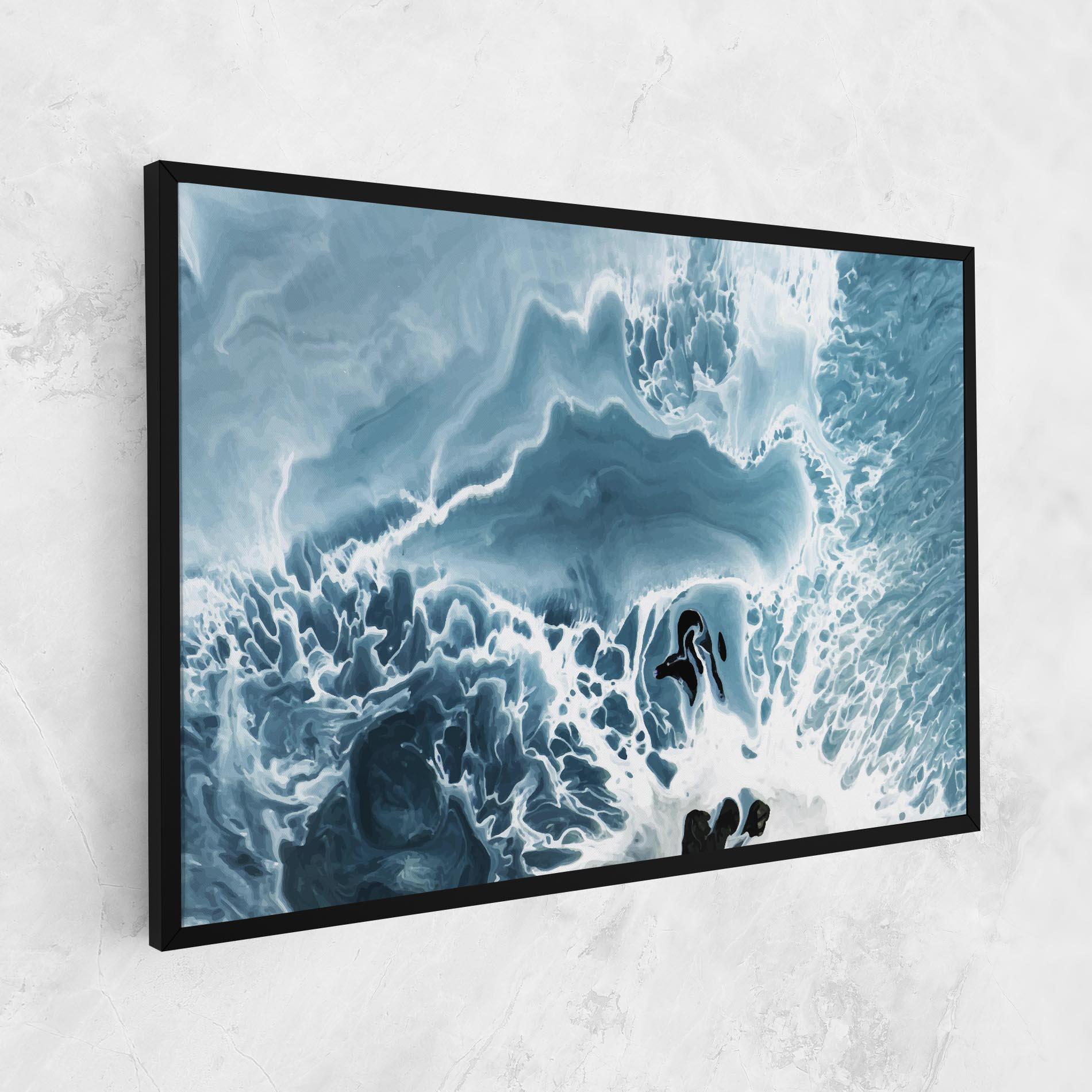 Leinwandbild Light Blue Ocean mockup 1