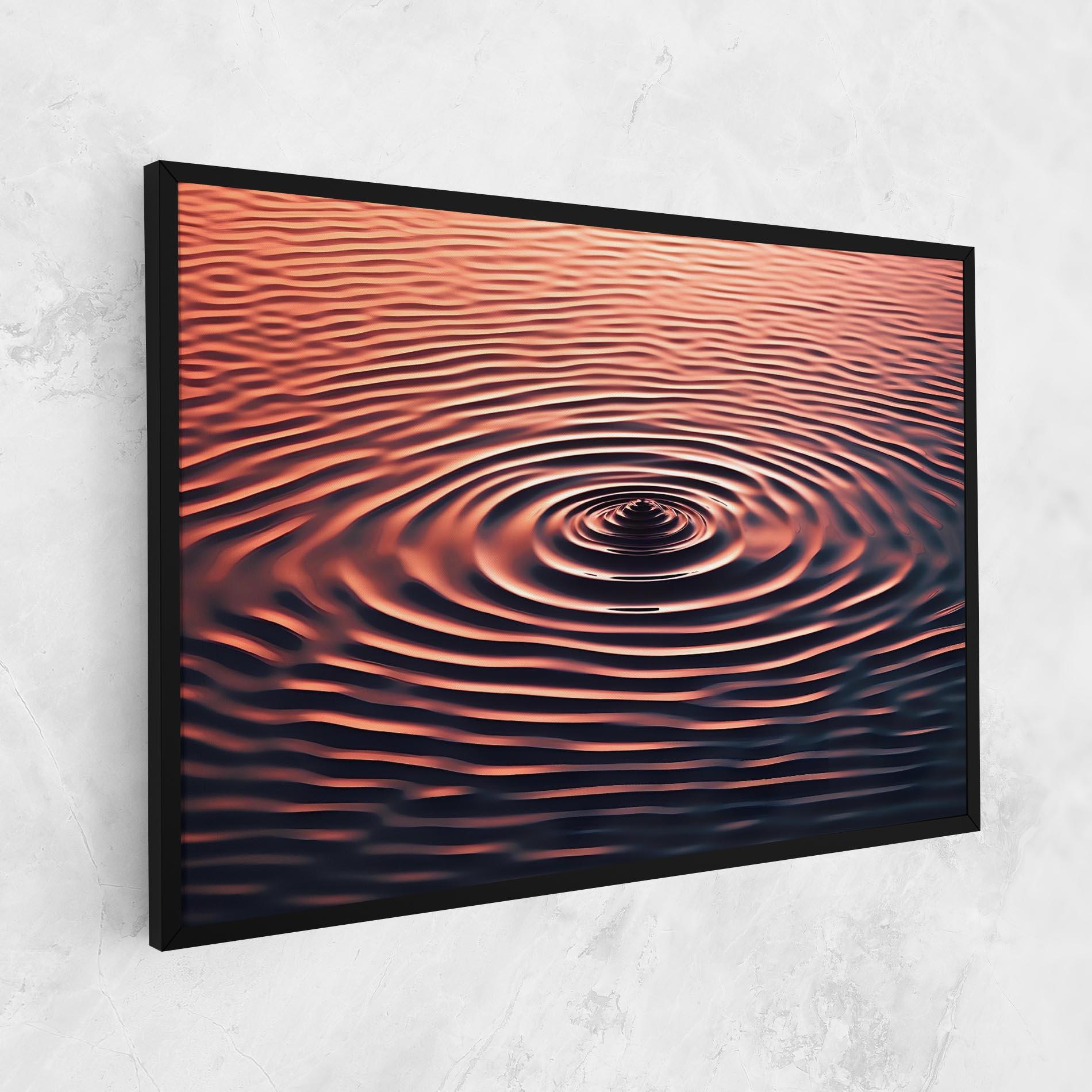 Leinwandbild Red Blue Water mockup 1