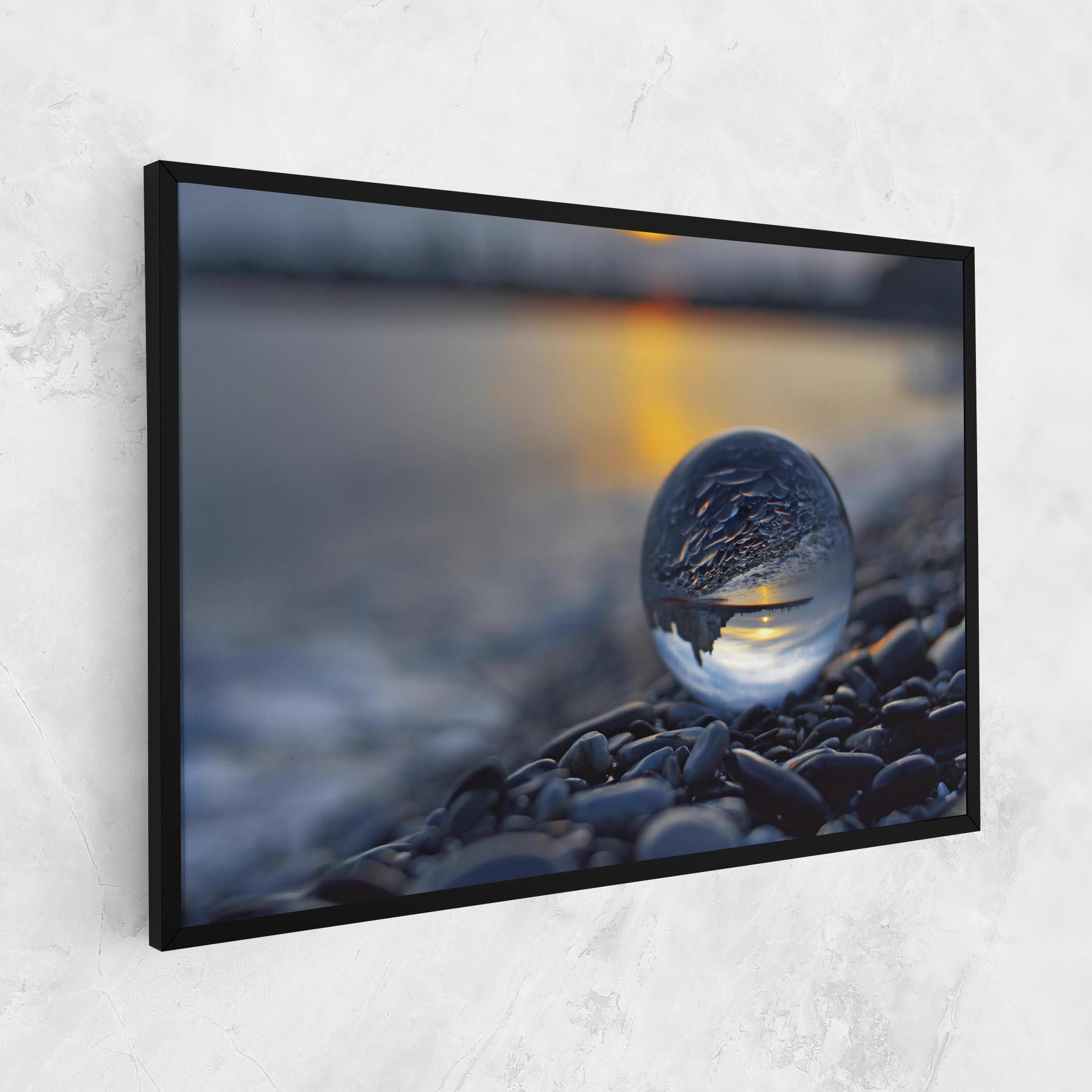 Leinwandbild Sunset Lensball mockup 1