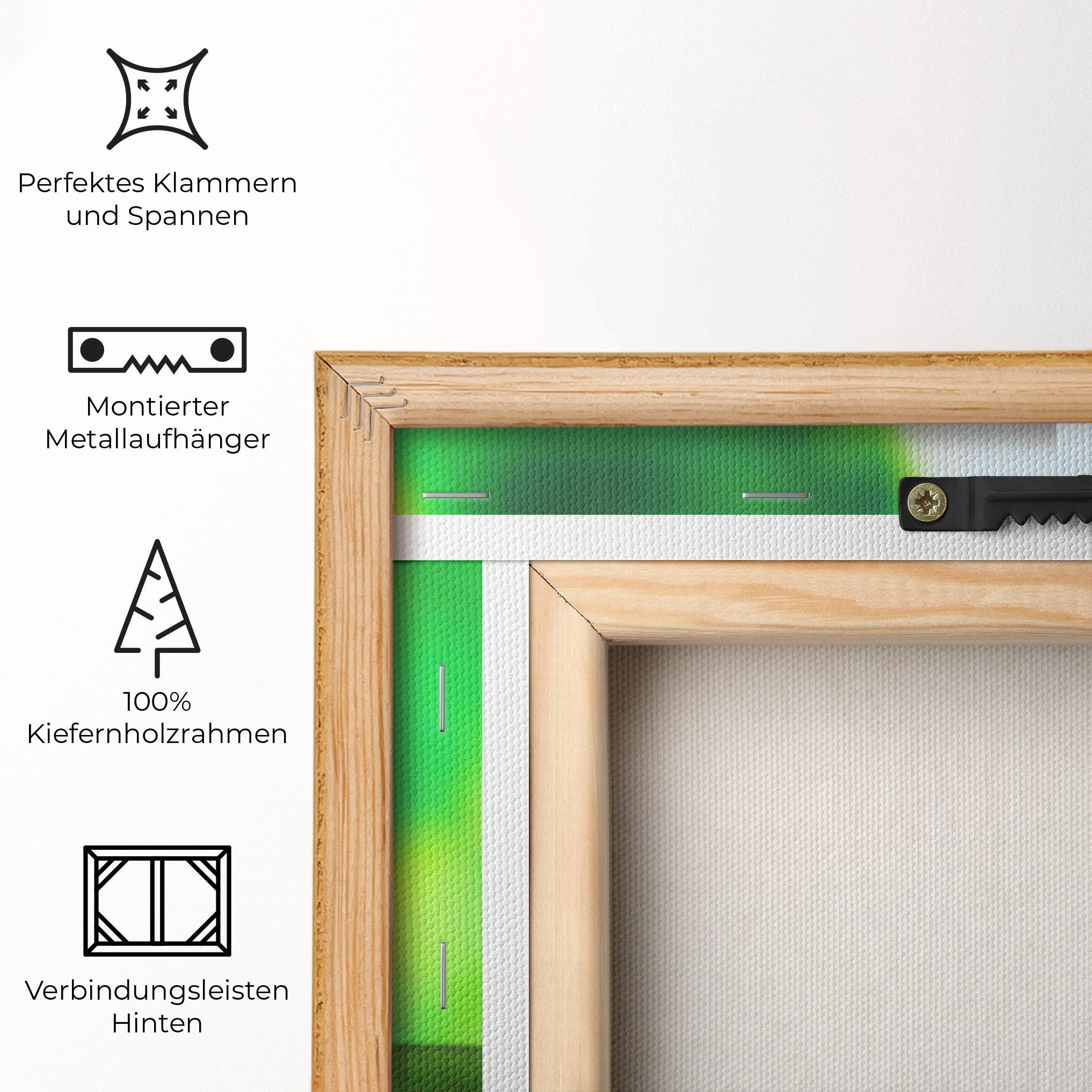 Leinwandbild Bamboo Fountain mockup 5