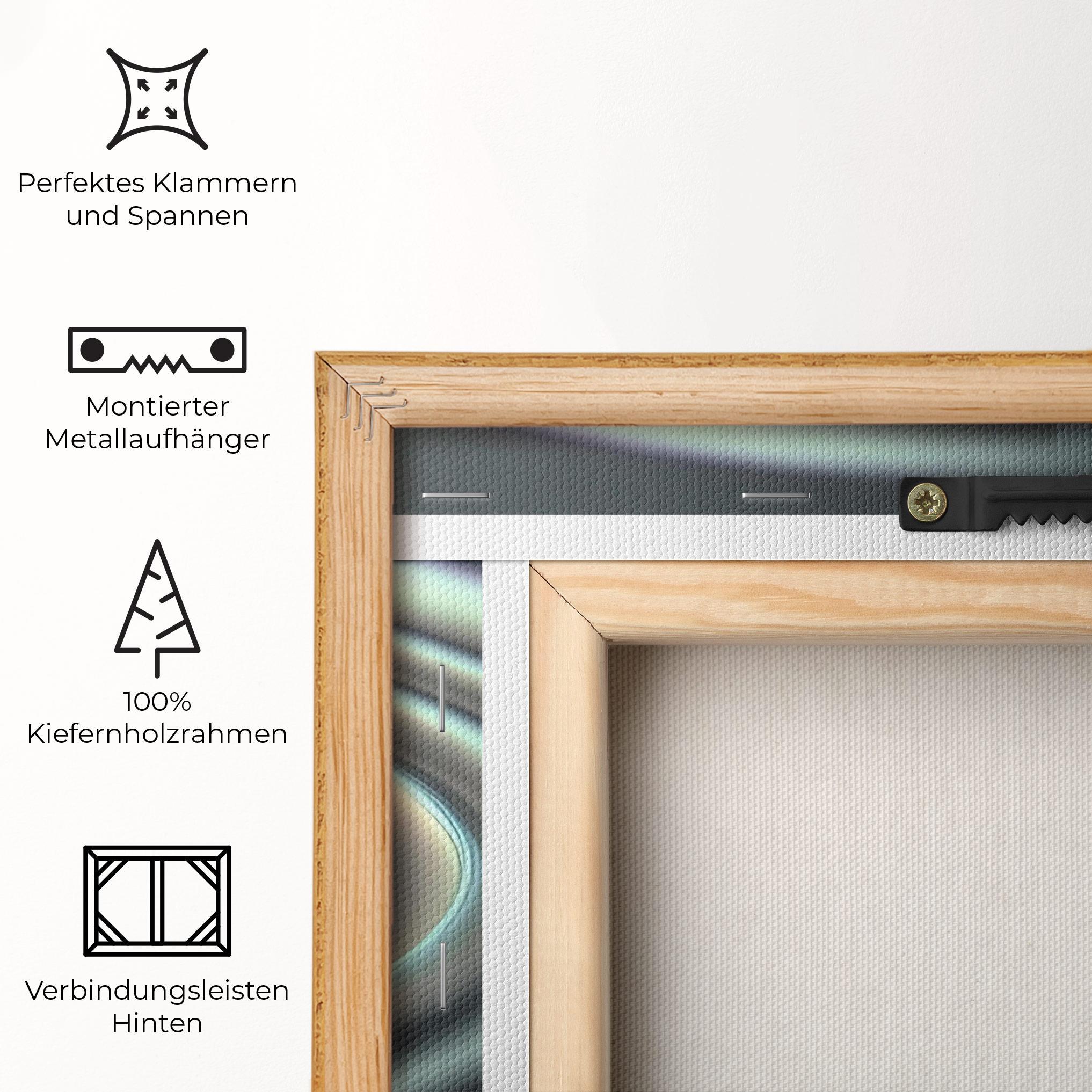 Leinwandbild Beautiful Water Drop mockup 5