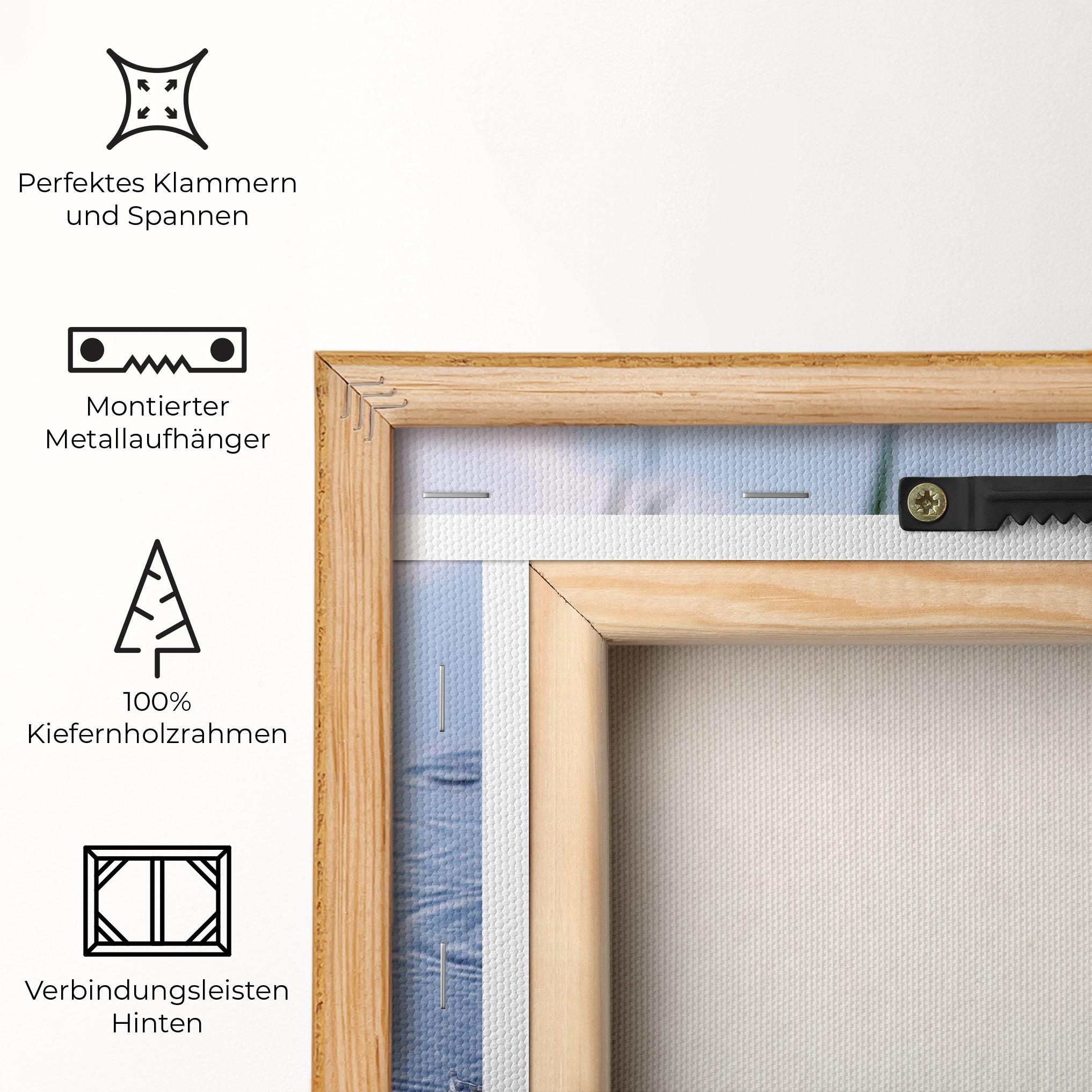 Leinwandbild Clear Lake Rain mockup 5