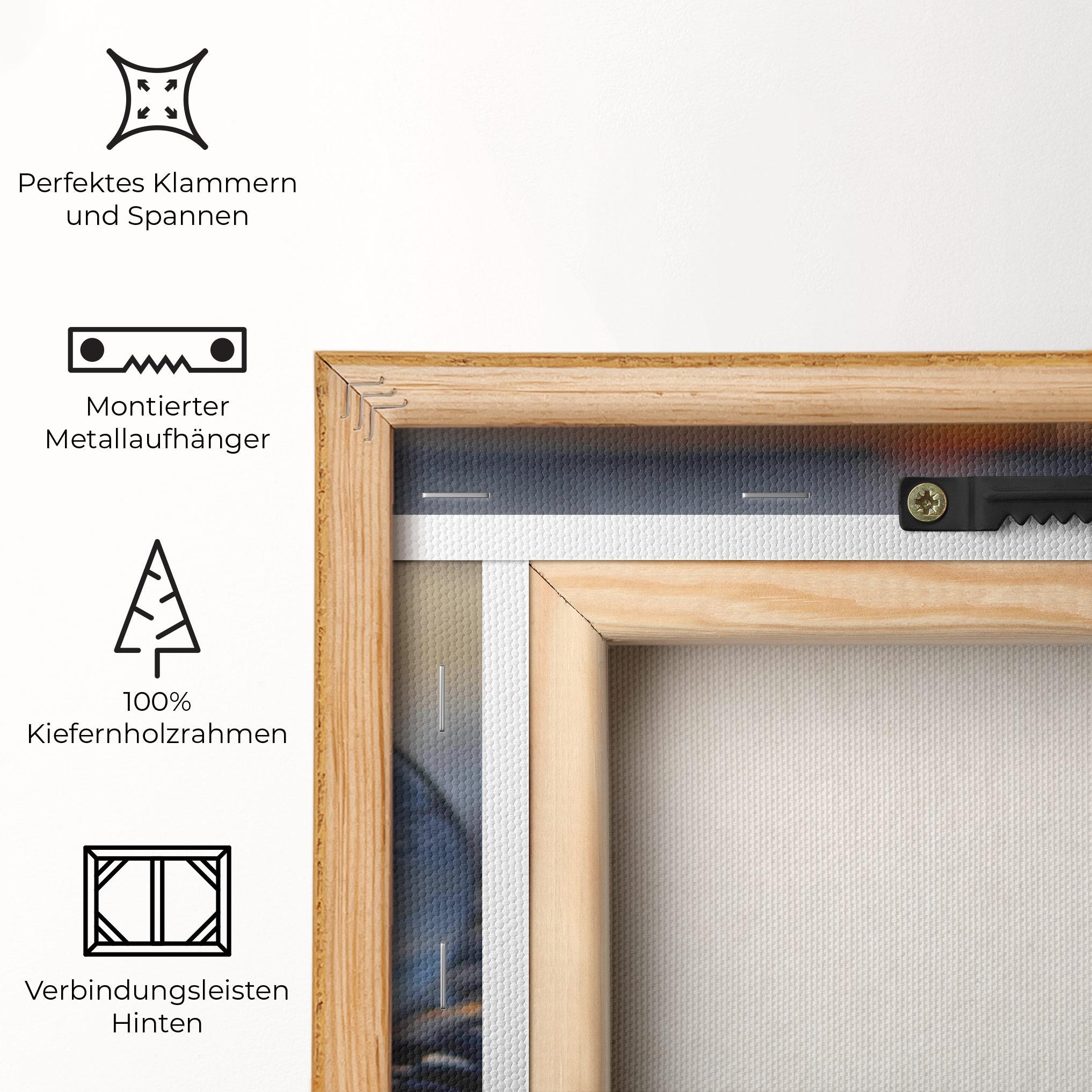 Leinwandbild Sunset Lensball mockup 5