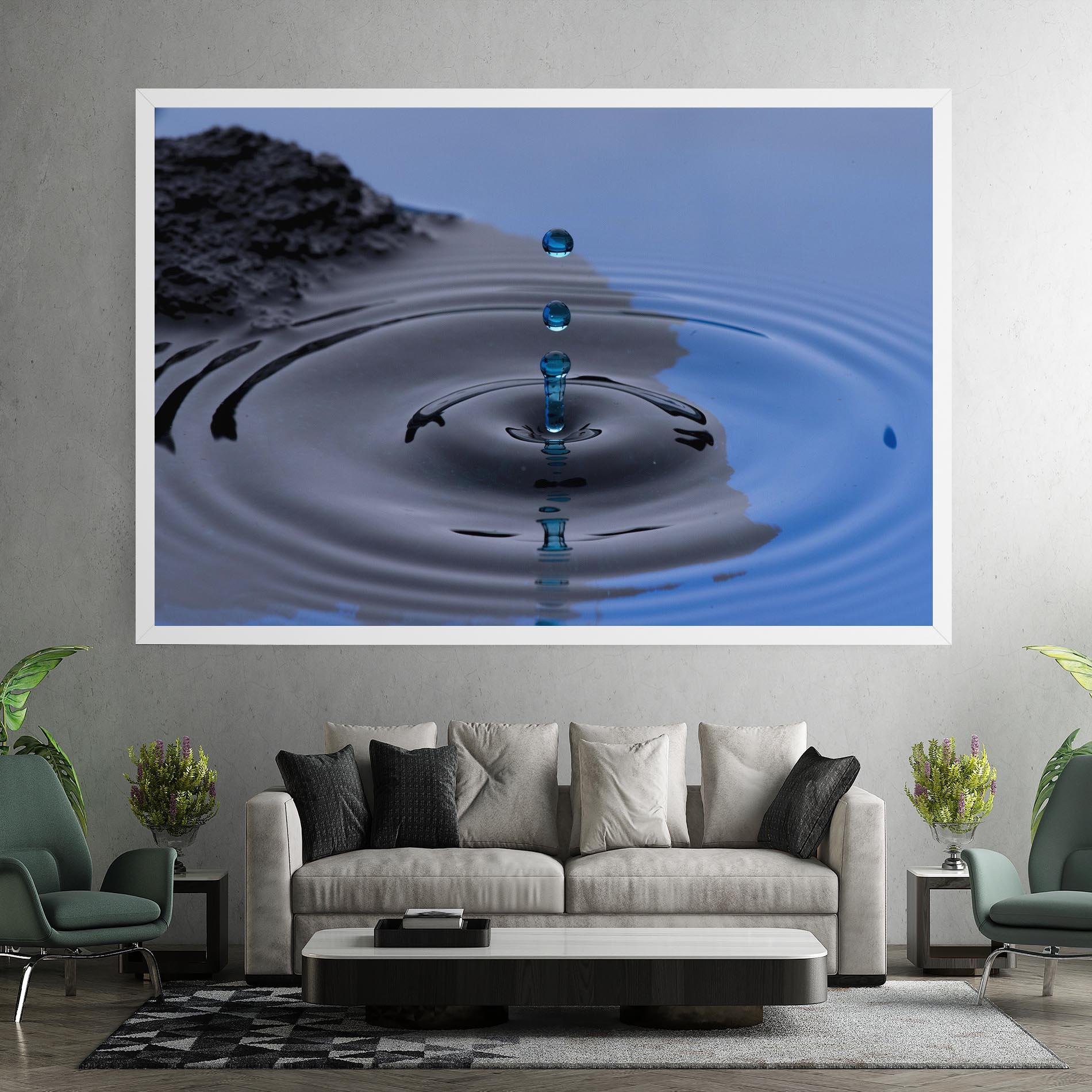 Leinwandbild Frozen Drops mockup 7