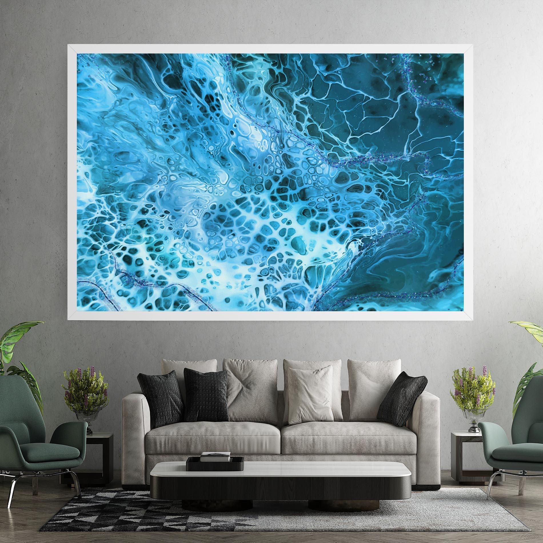 Leinwandbild Relax Wave mockup 7