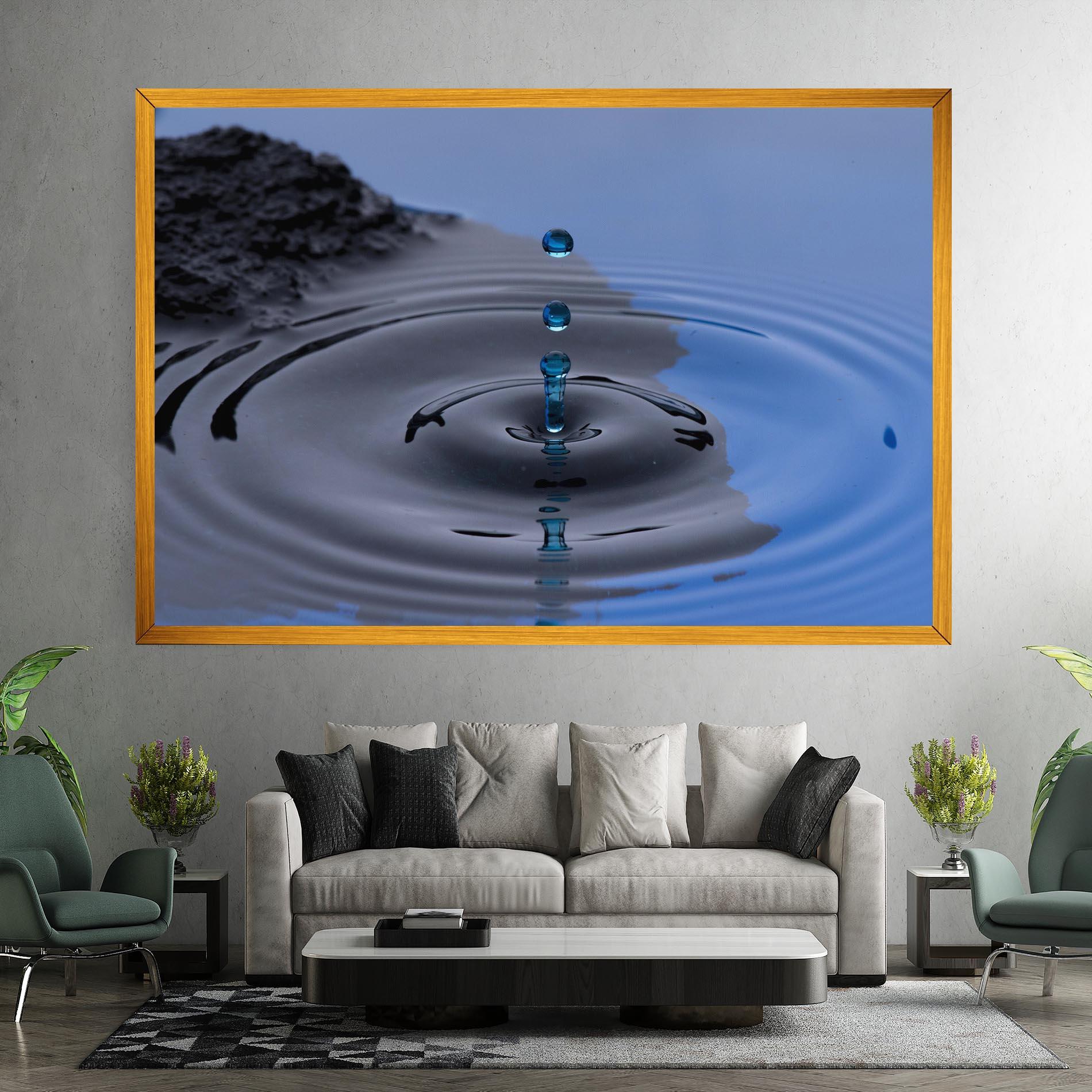 Leinwandbild Frozen Drops mockup 7