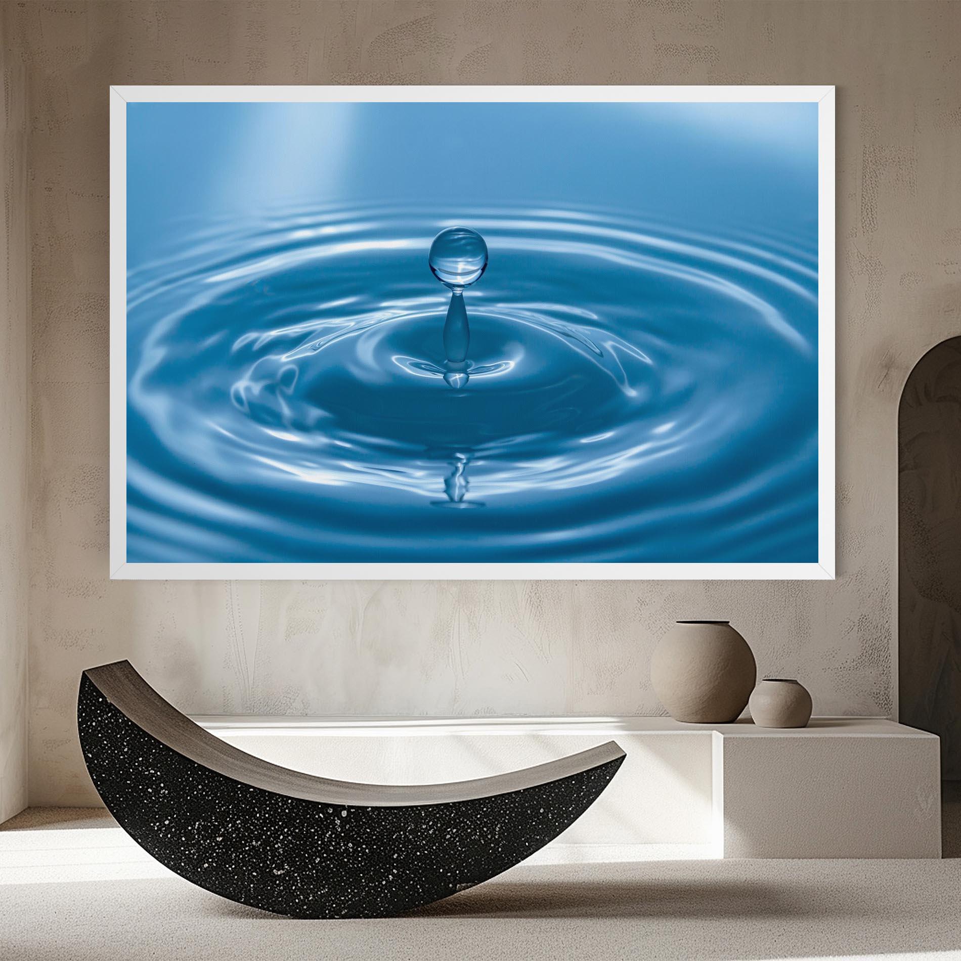 Leinwandbild Drop Close Up mockup 8