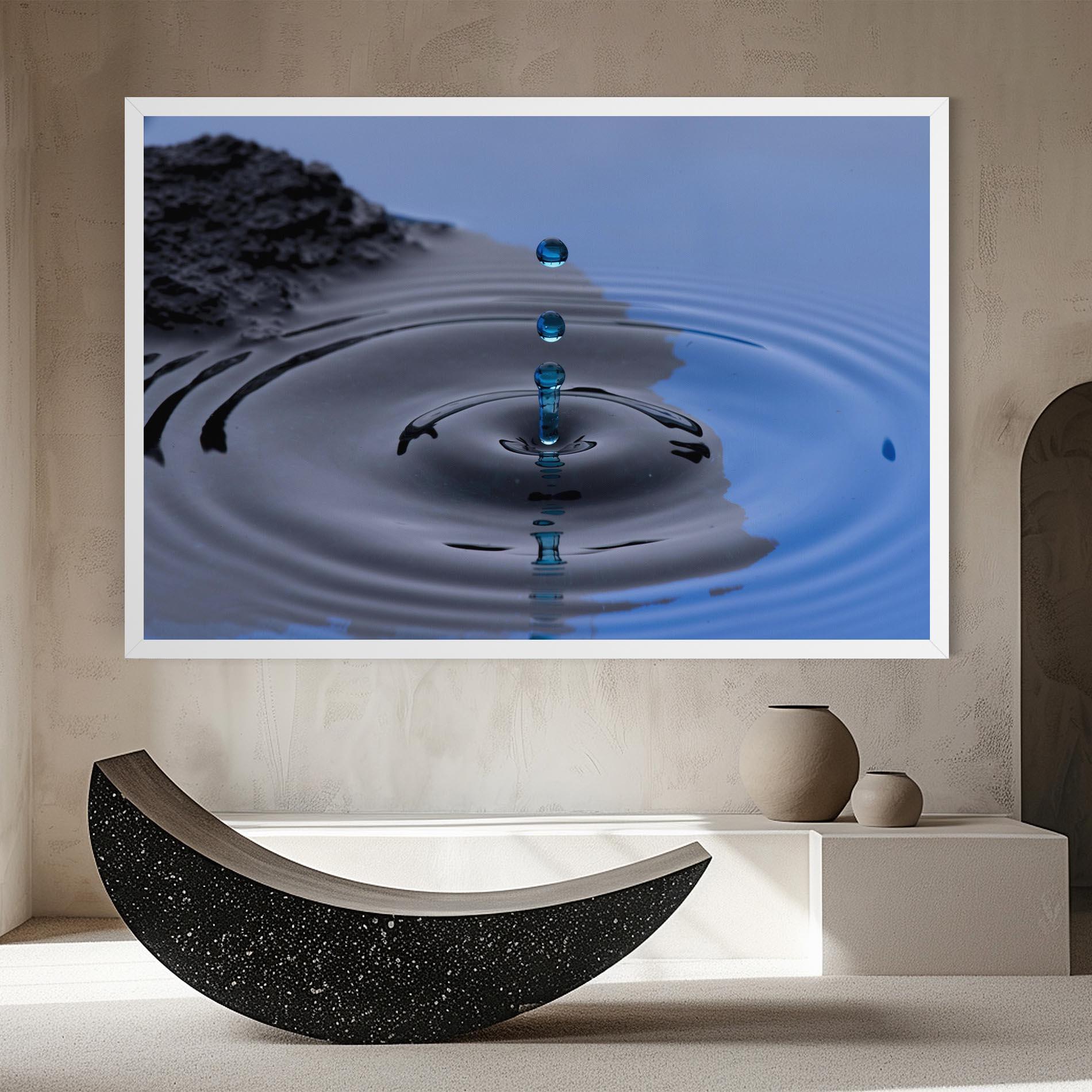 Leinwandbild Frozen Drops mockup 8