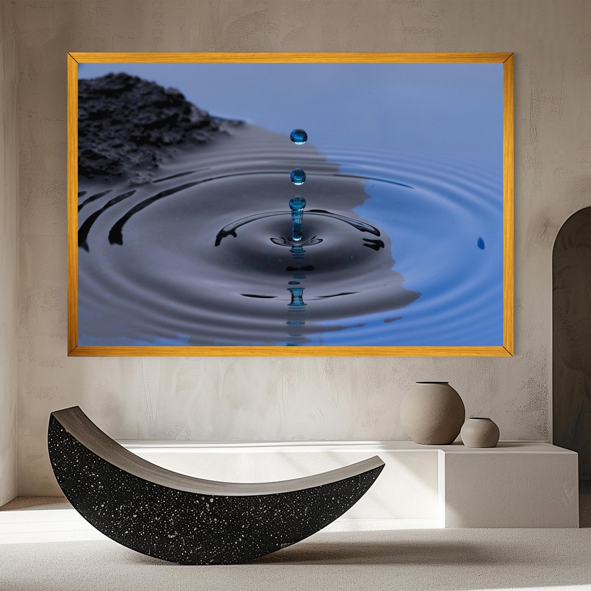 Leinwandbild Frozen Drops mockup 8