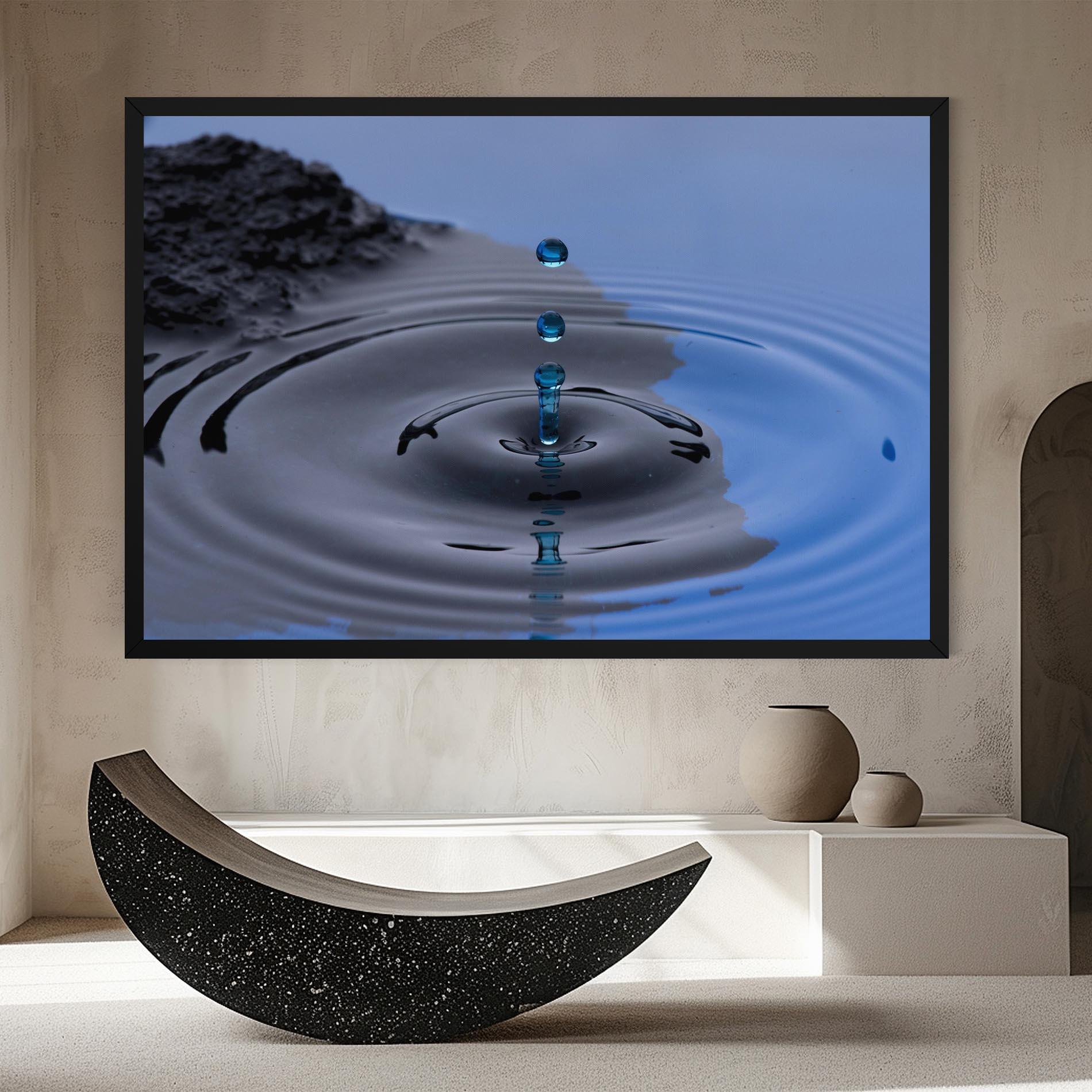 Leinwandbild Frozen Drops mockup 8