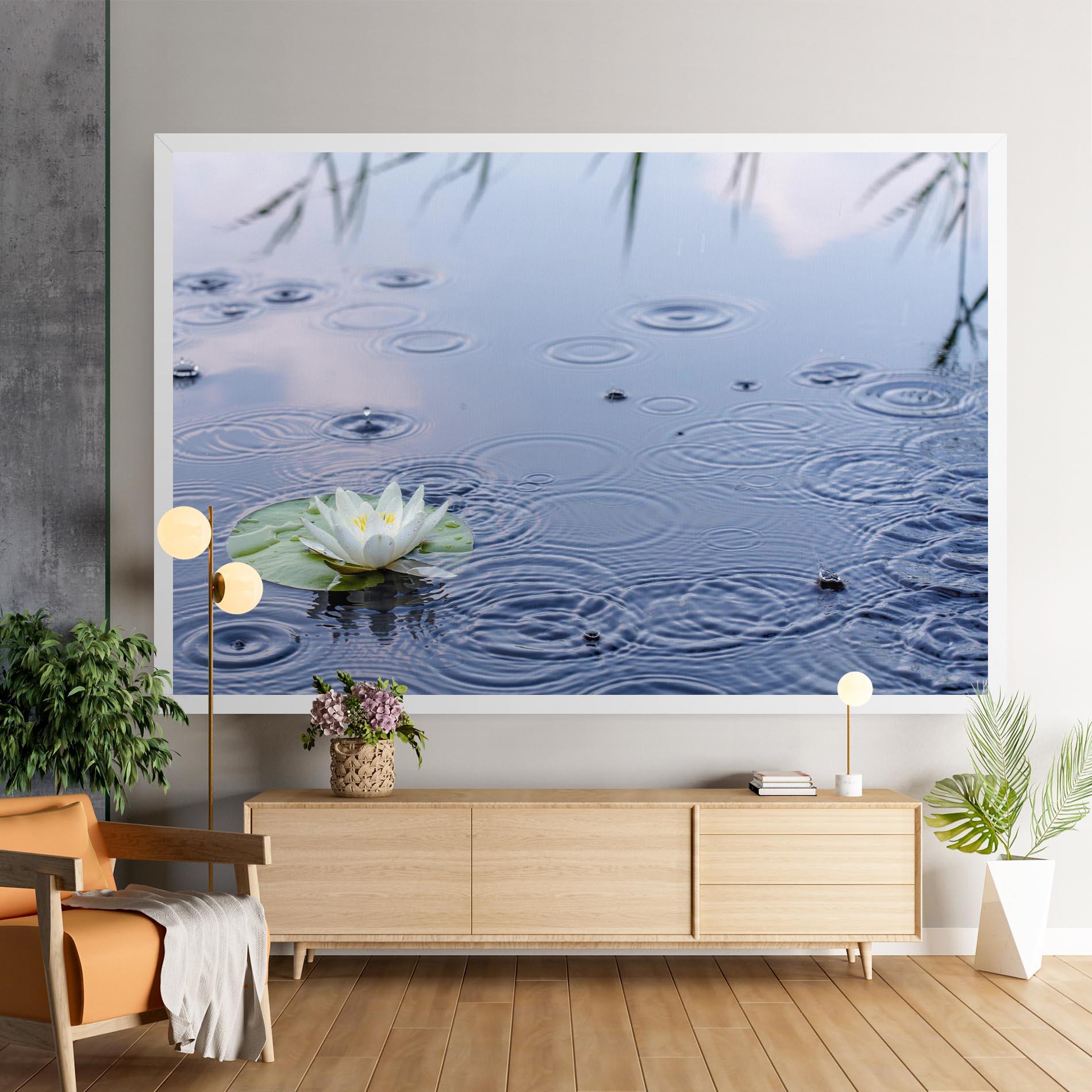 Leinwandbild Clear Lake Rain mockup 9
