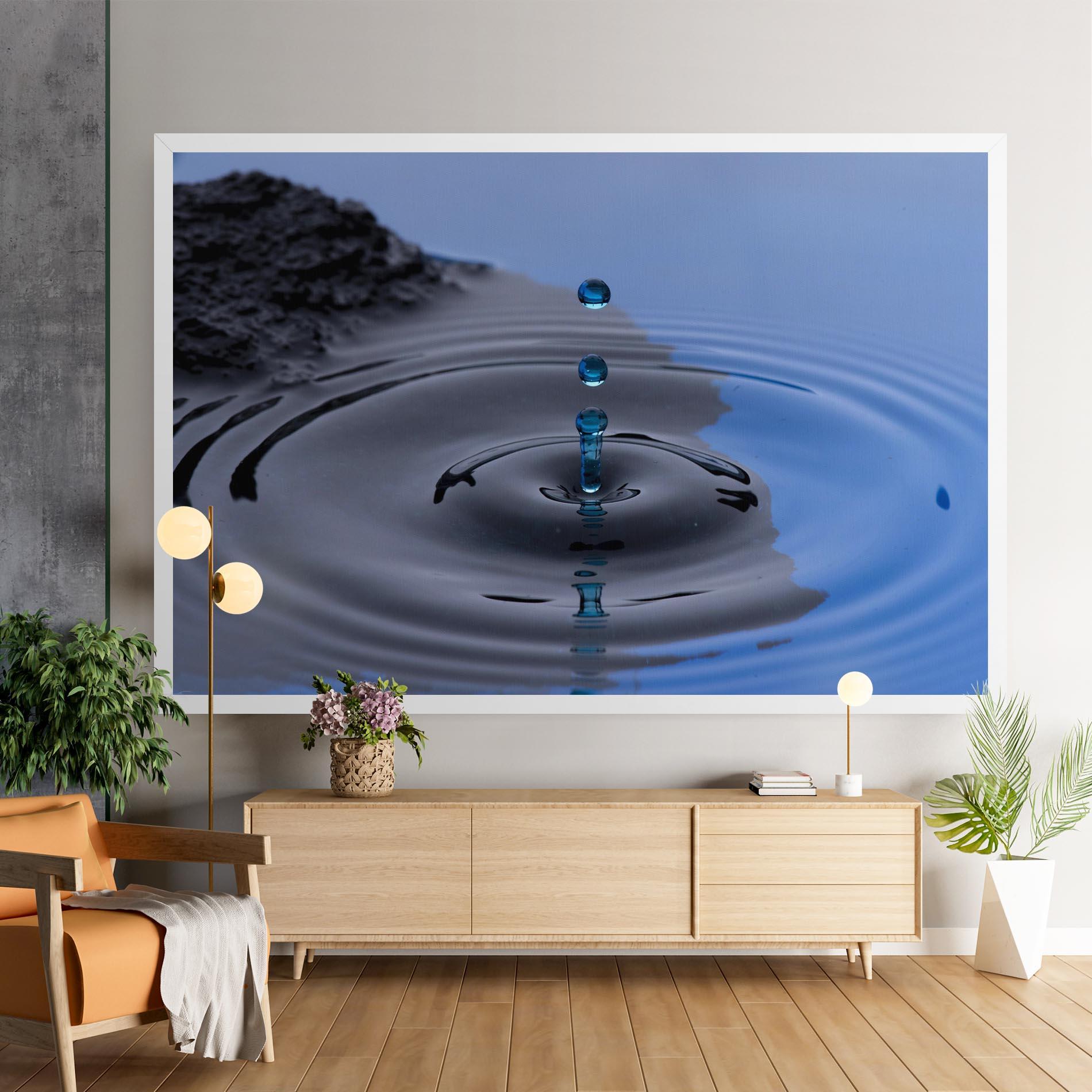 Leinwandbild Frozen Drops mockup 9