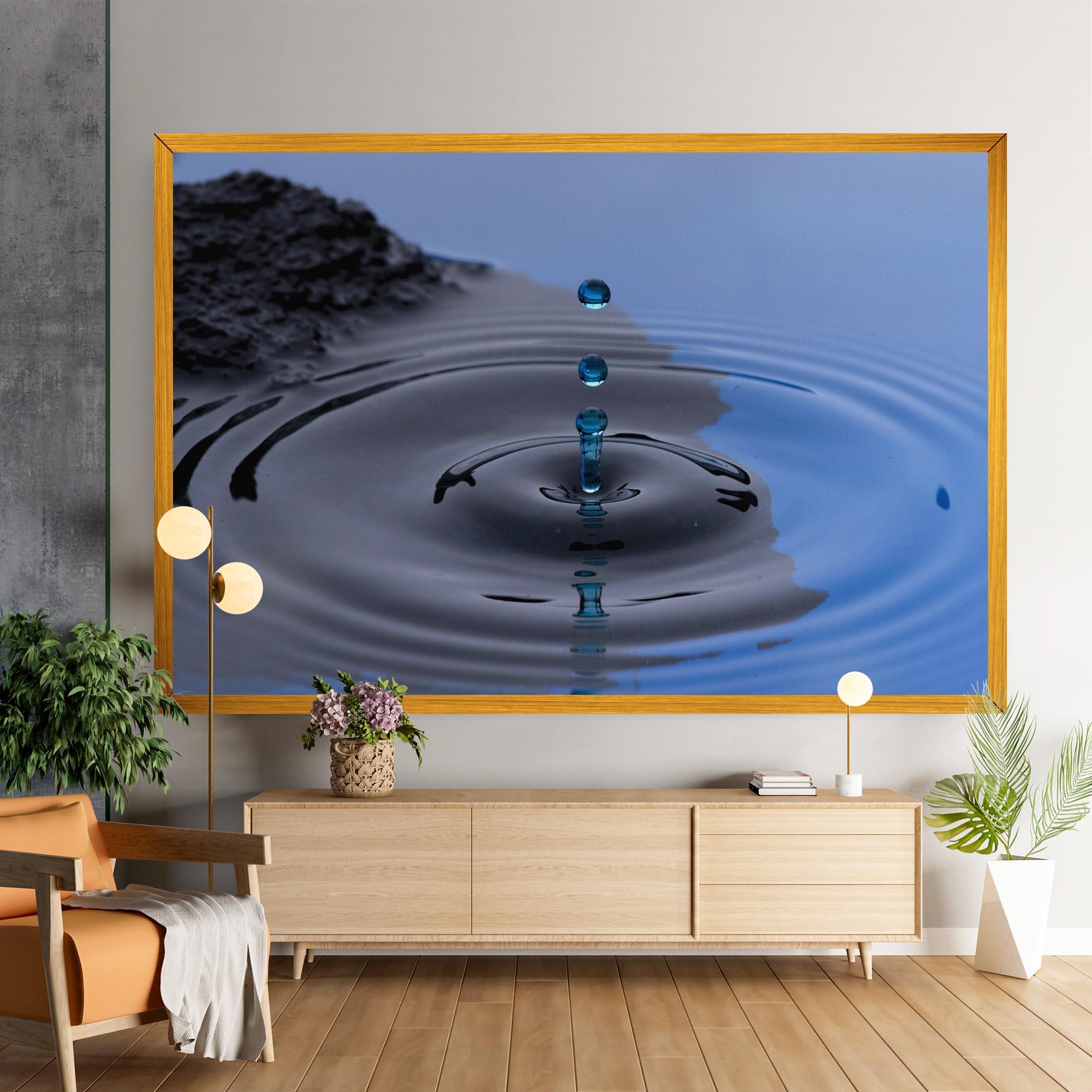 Leinwandbild Frozen Drops mockup 9