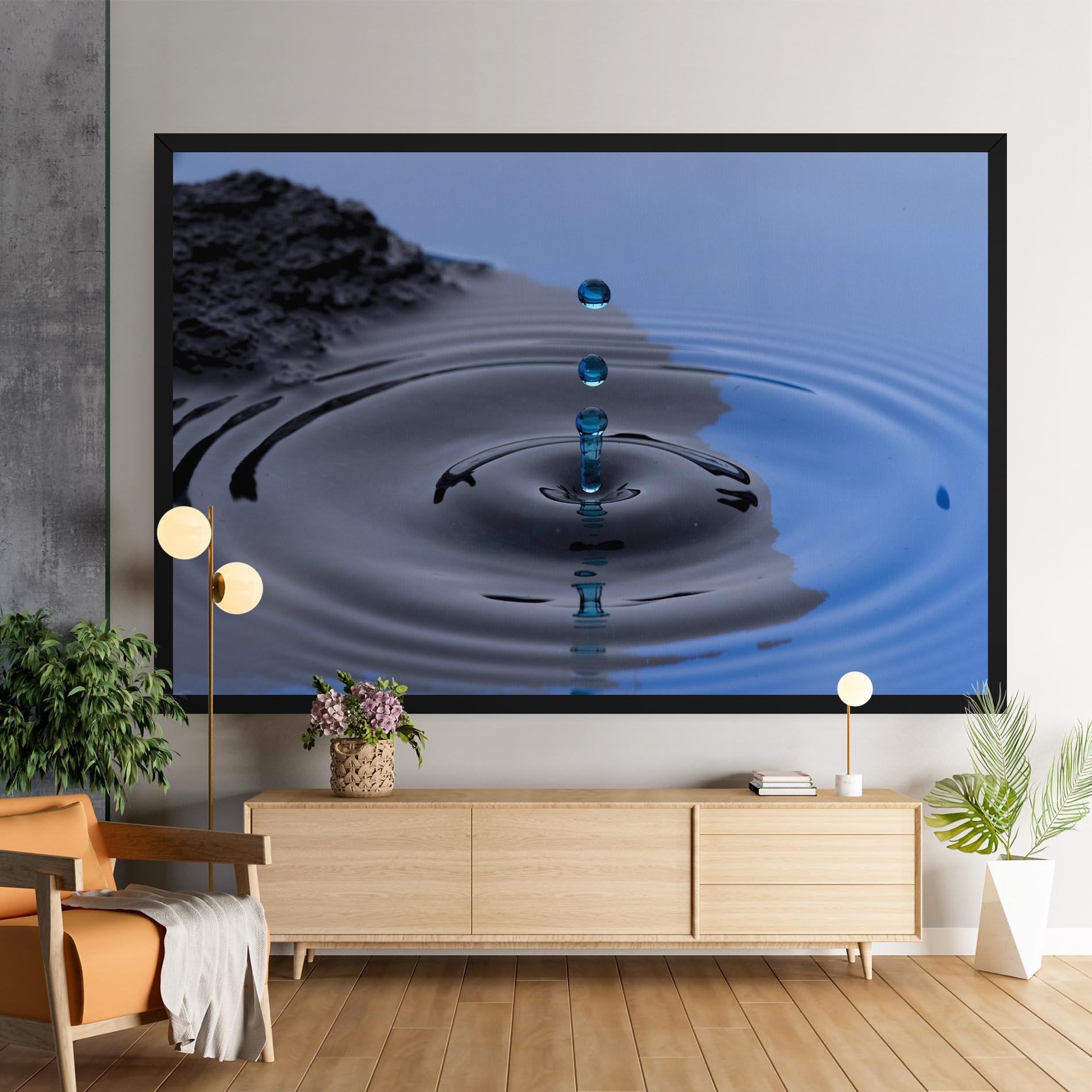 Leinwandbild Frozen Drops mockup 9