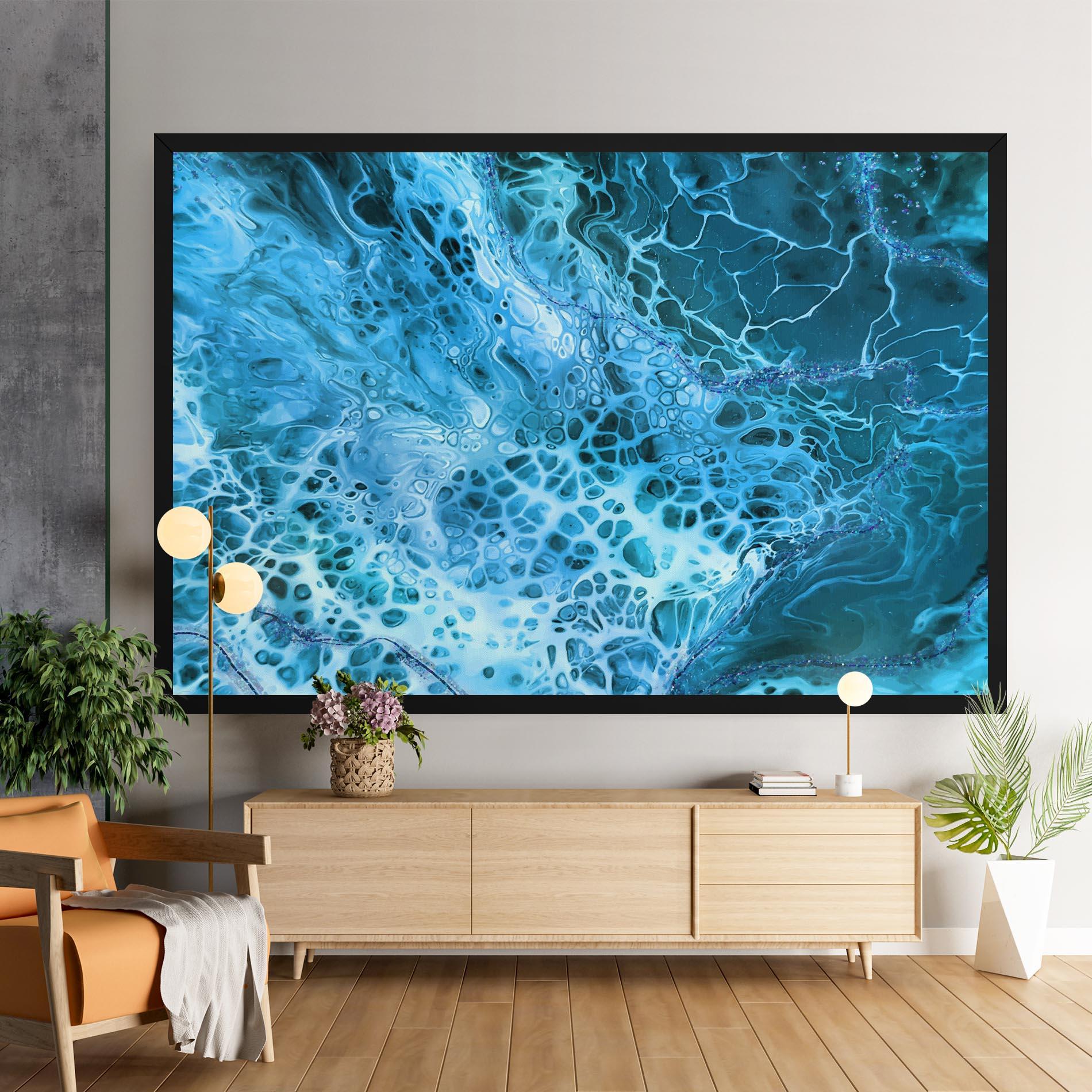 Leinwandbild Relax Wave mockup 9