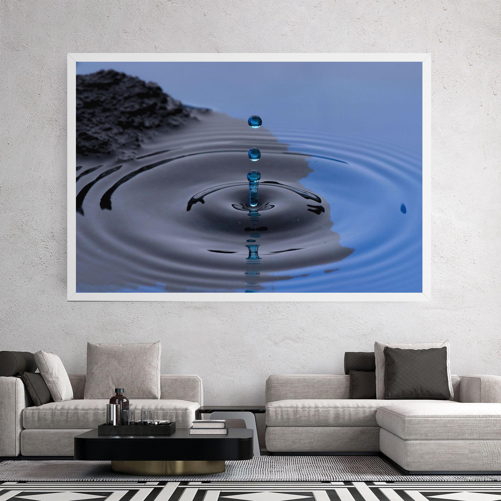 Leinwandbild Frozen Drops mockup 2