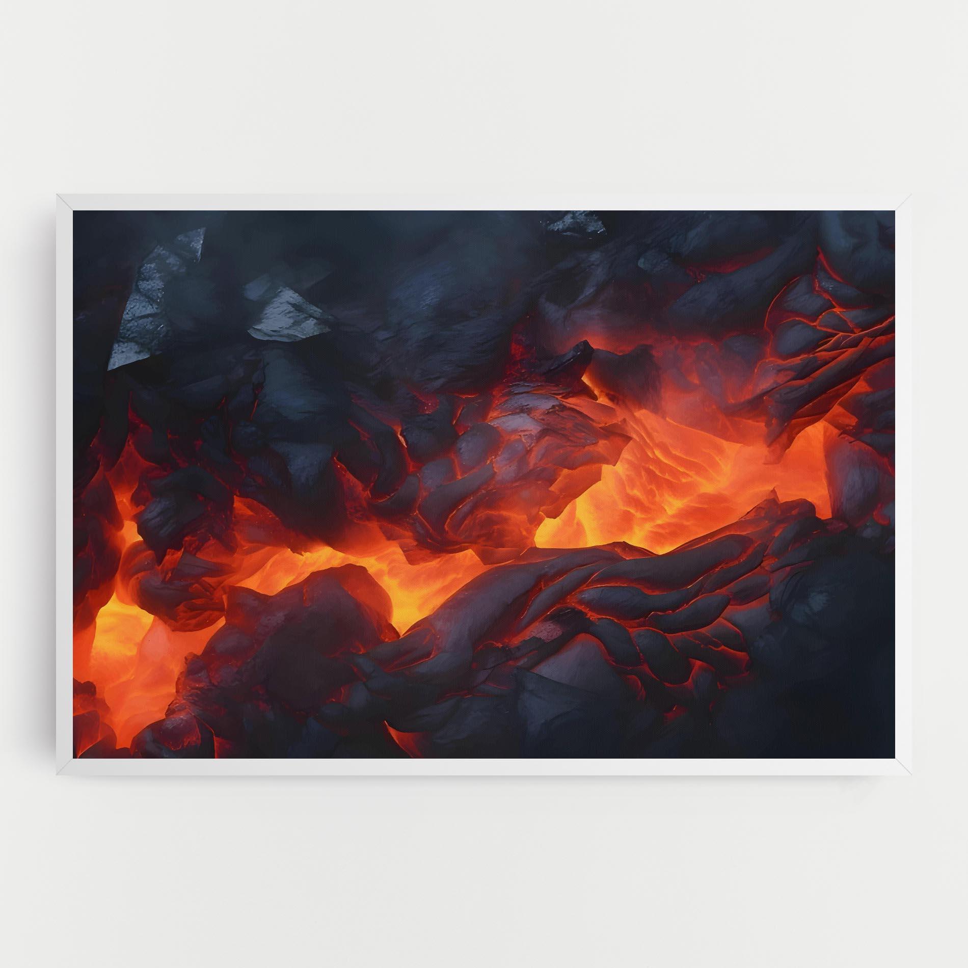 Leinwandbild Lava Art mockup 0