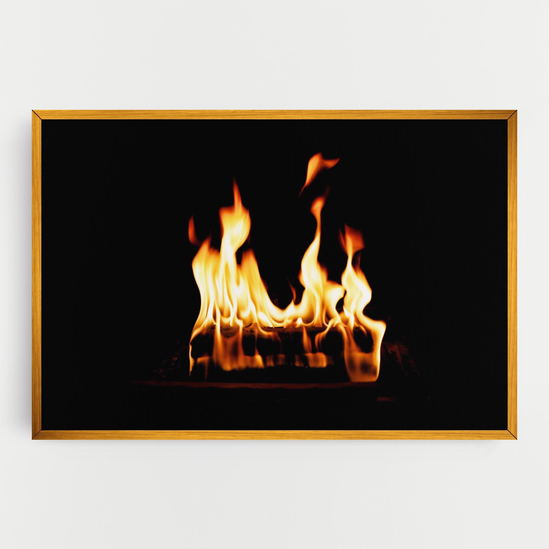 Leinwandbild Calm Fire mockup 0