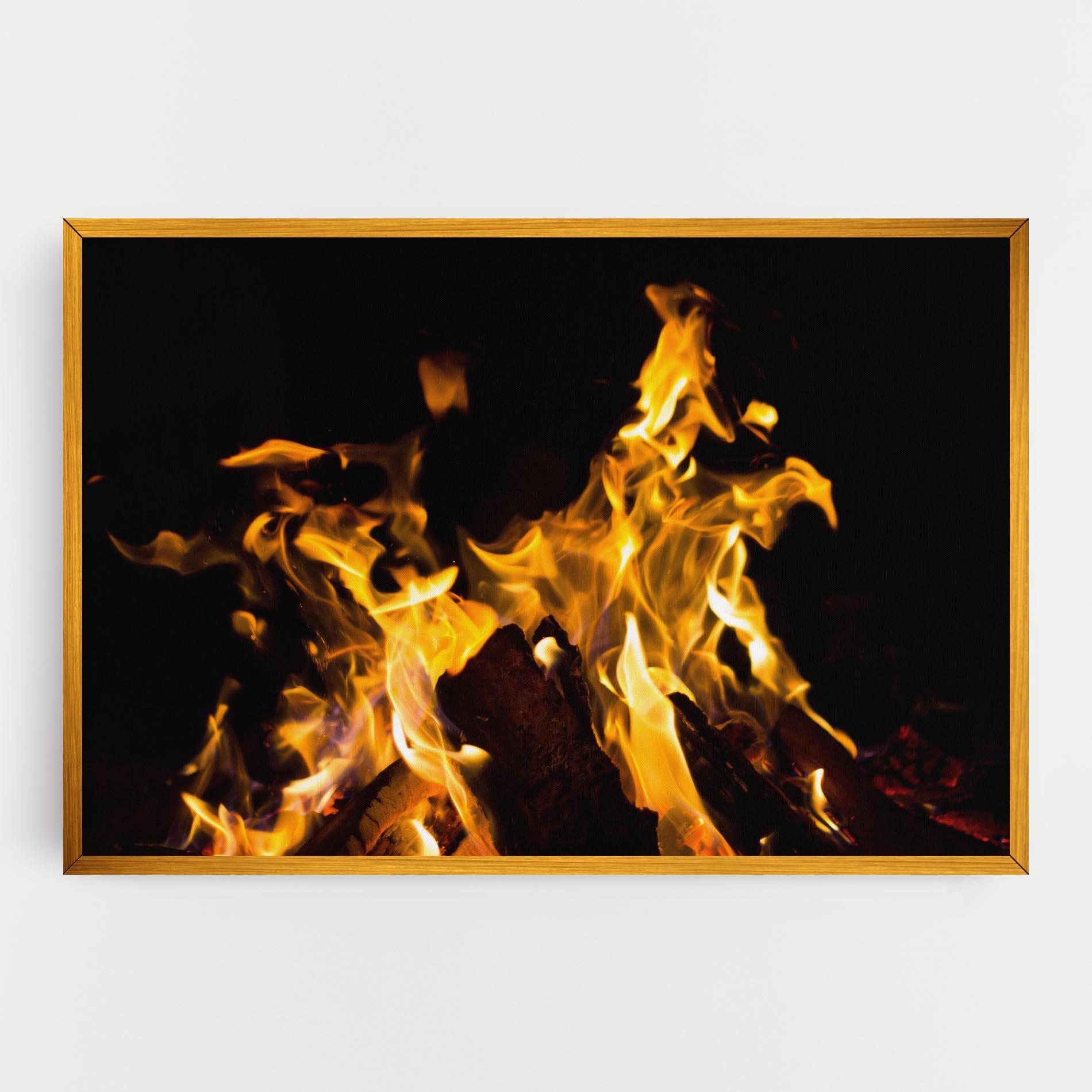 Leinwandbild Fire Dance mockup 0
