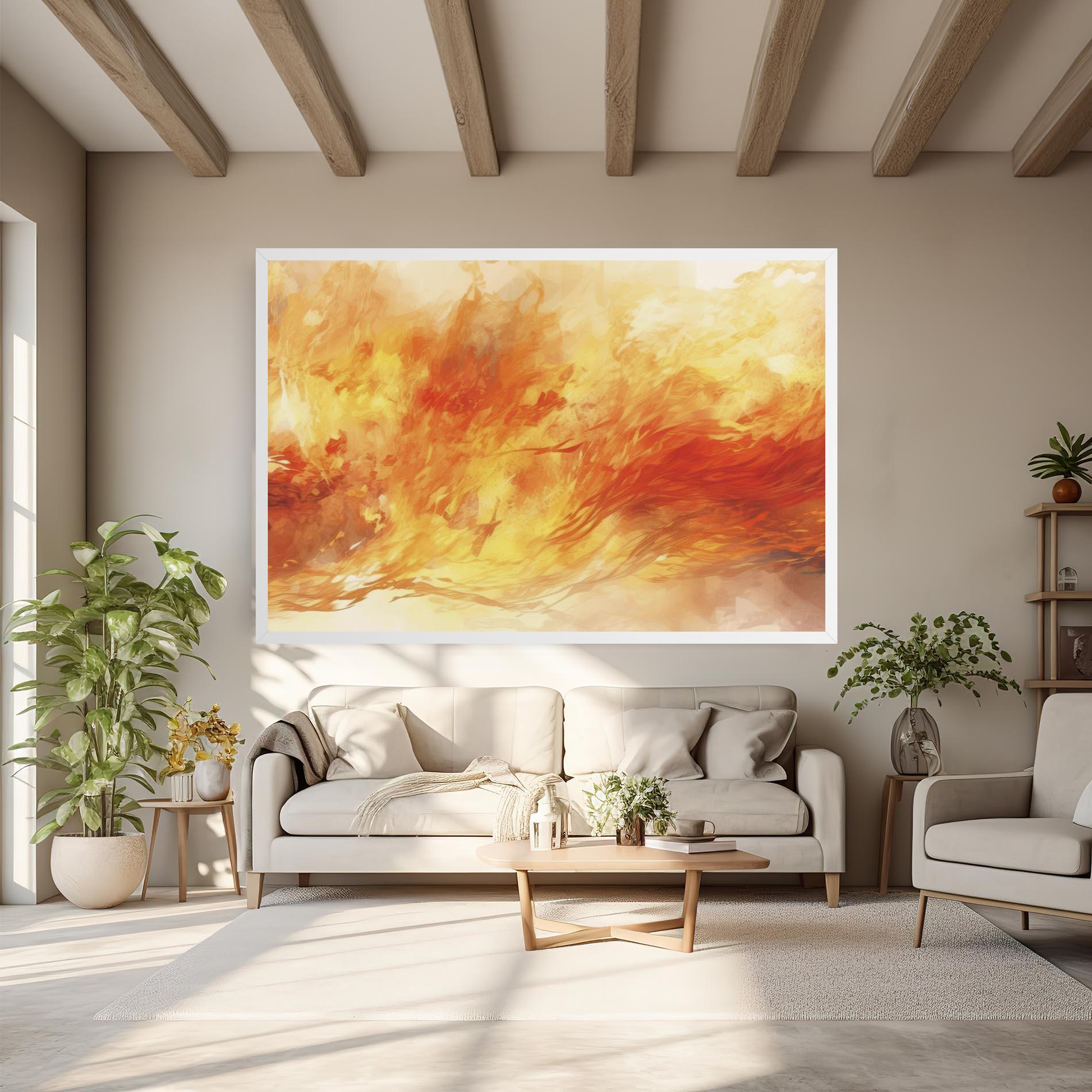 Leinwandbild Burning Sparkle mockup 6