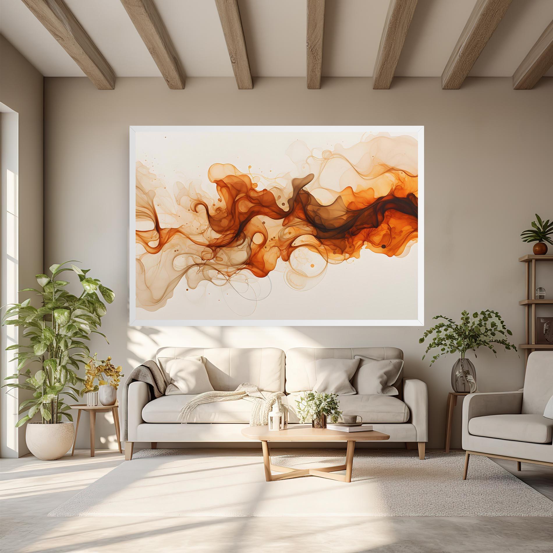 Leinwandbild Fire Aroma mockup 6