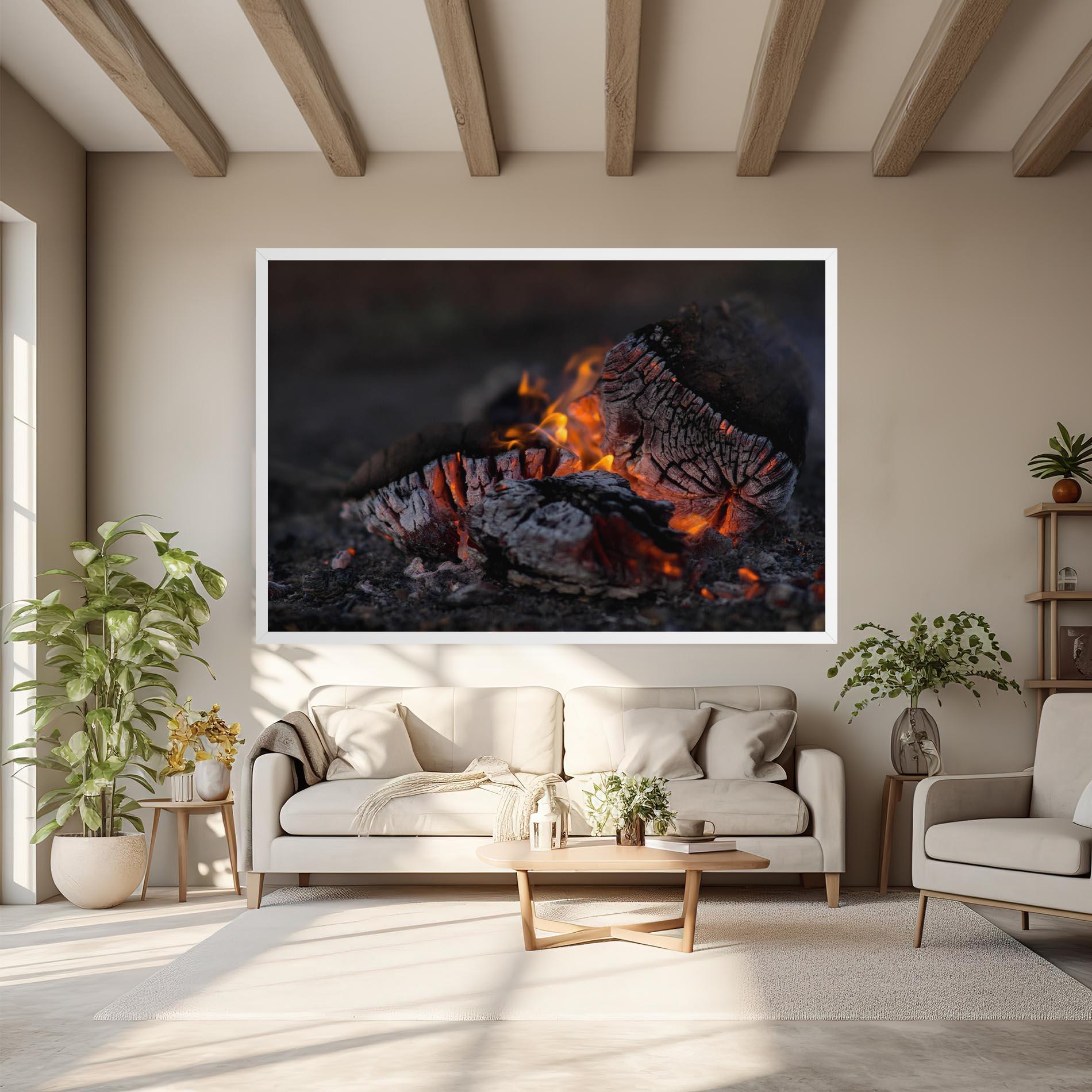 Leinwandbild Fire Start mockup 6