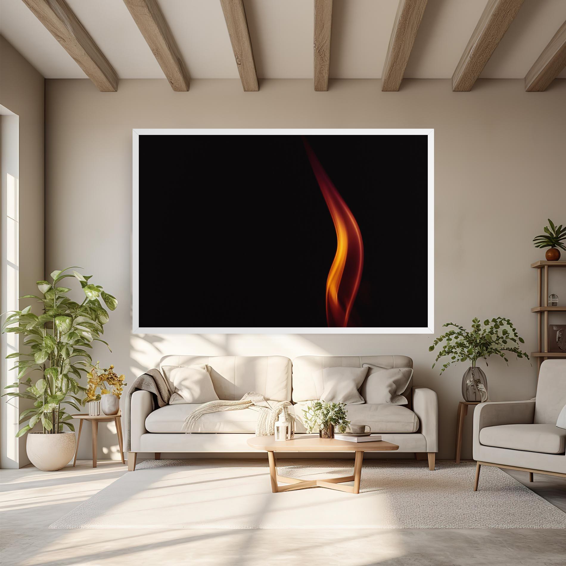 Leinwandbild Flame Relax mockup 6