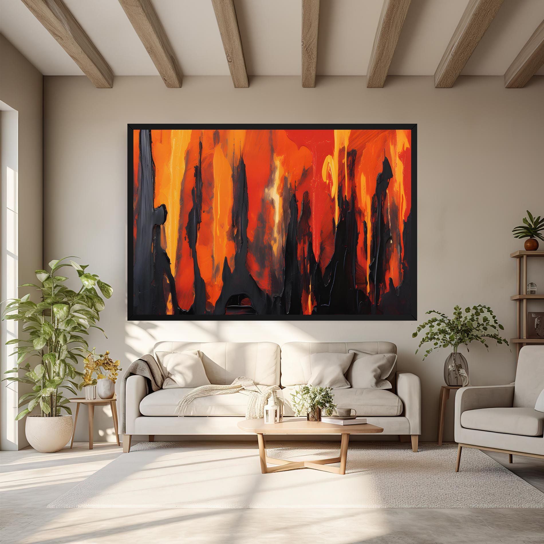 Abstract Fire Art mockup 6