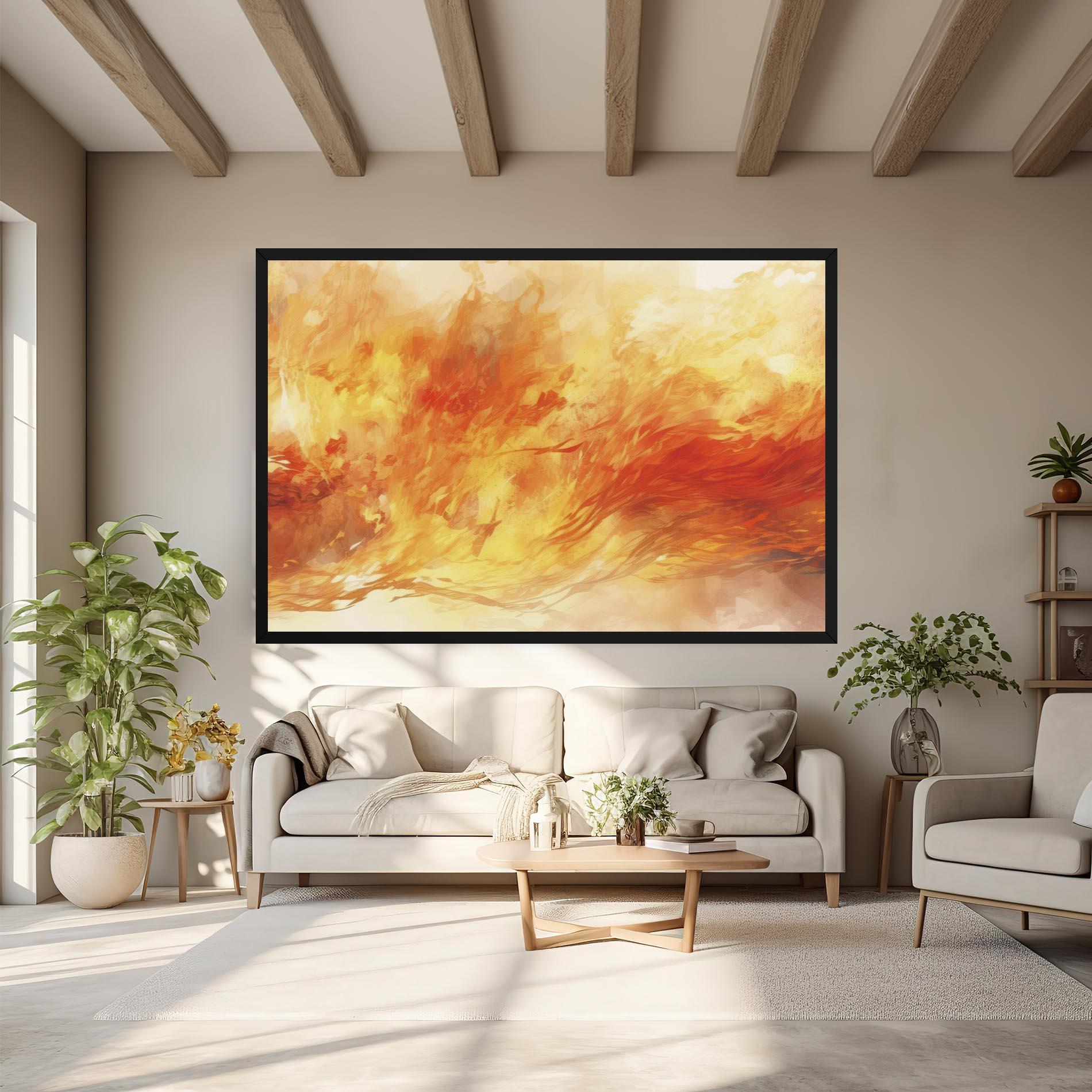 Leinwandbild Burning Sparkle mockup 6