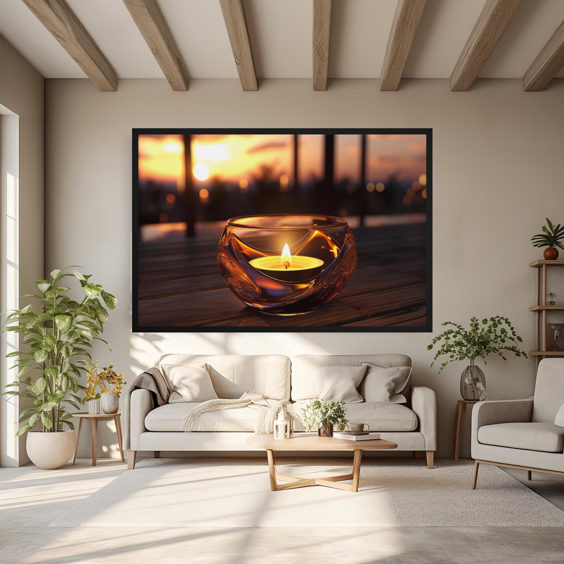 Leinwandbild Fire Bowl mockup 6