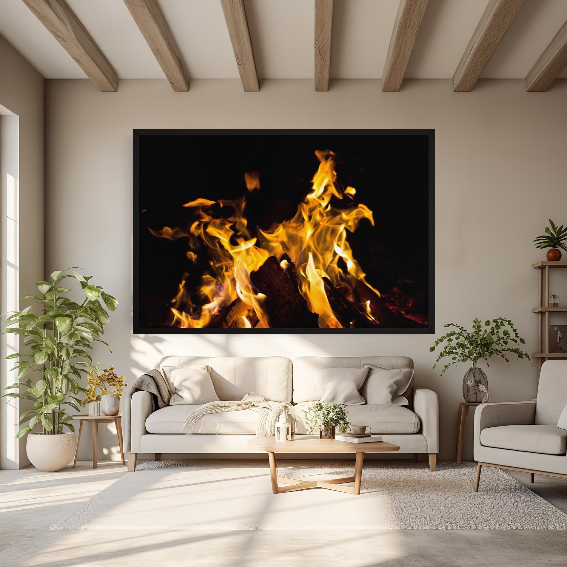 Leinwandbild Fire Dance mockup 6