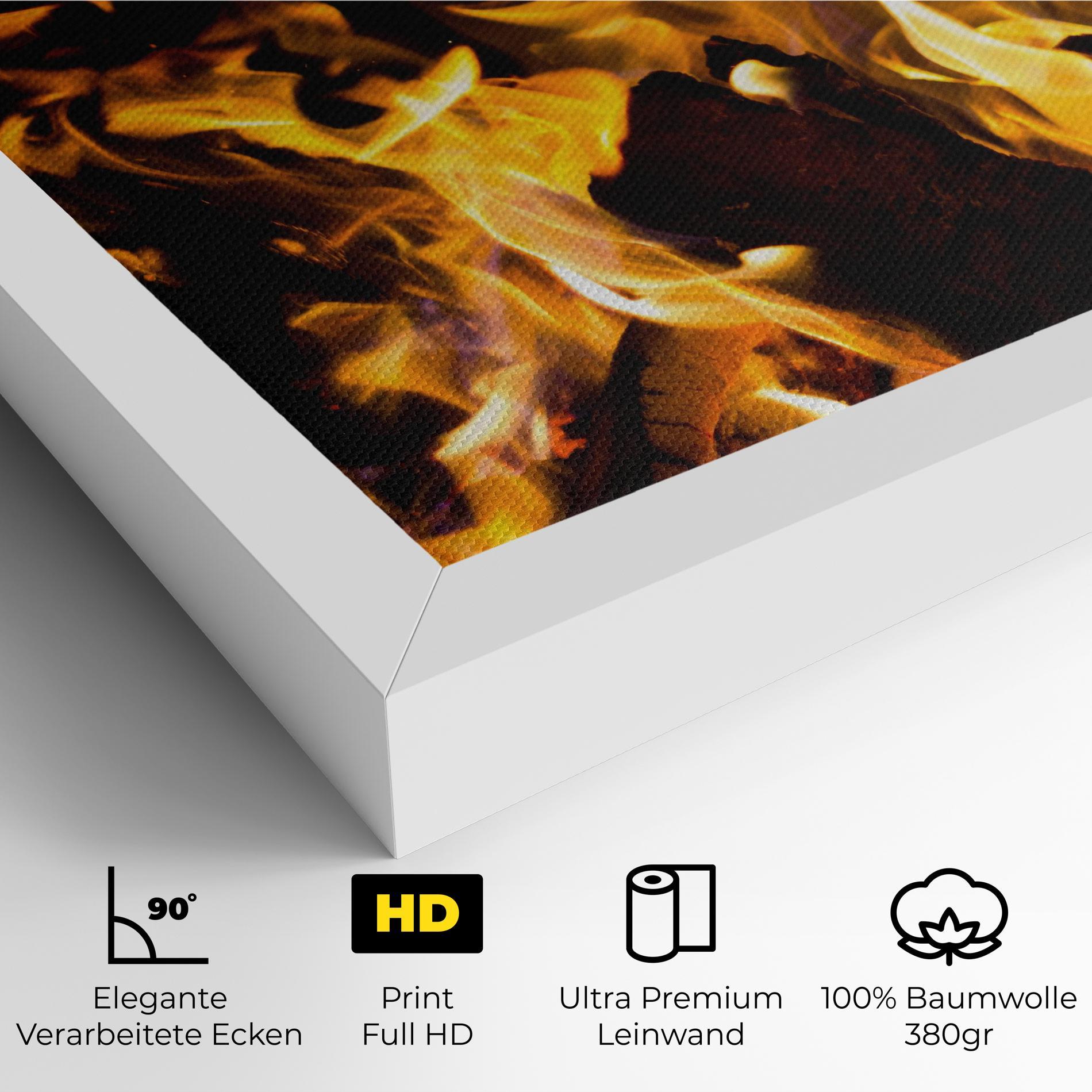 Leinwandbild Fire Dance mockup 4
