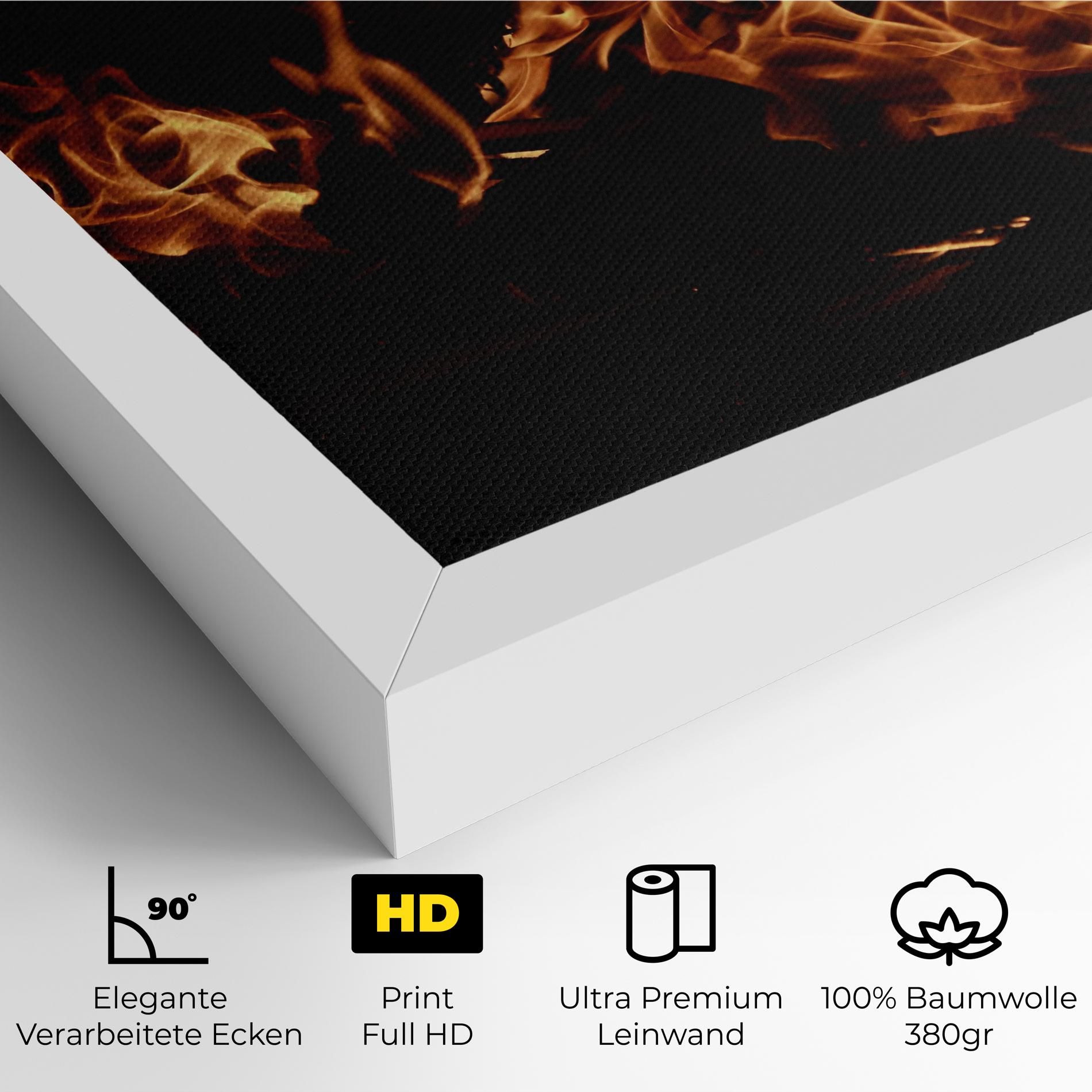 Fire On Black mockup 4