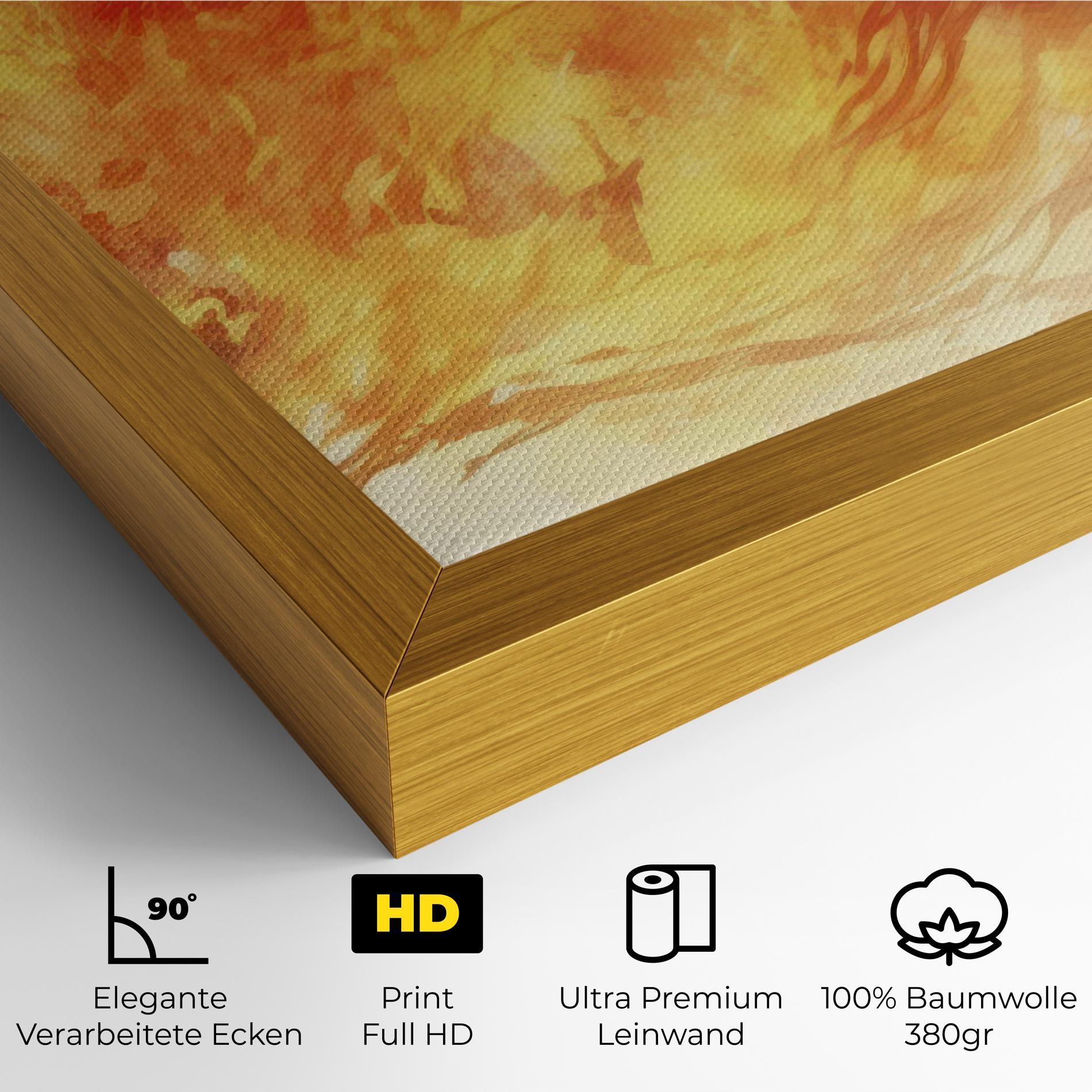 Leinwandbild Burning Sparkle mockup 4