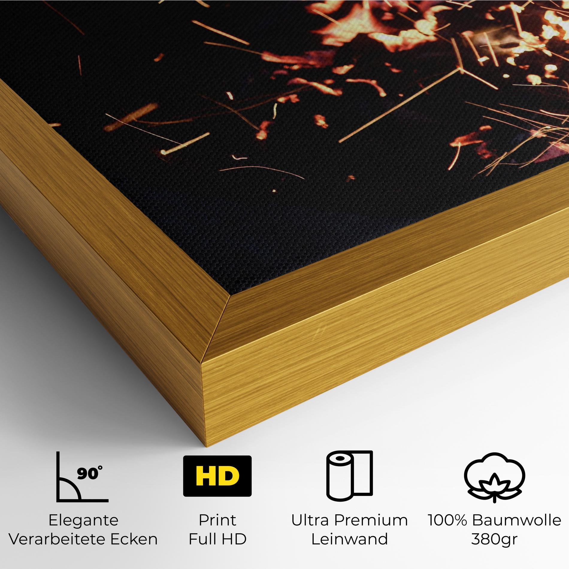 Leinwandbild Fire Little Lights mockup 4