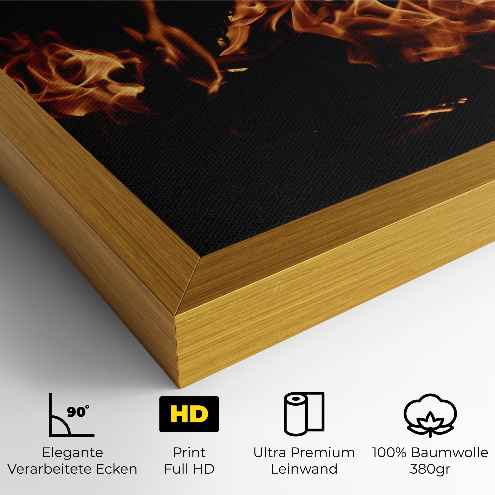 Fire On Black mockup 4