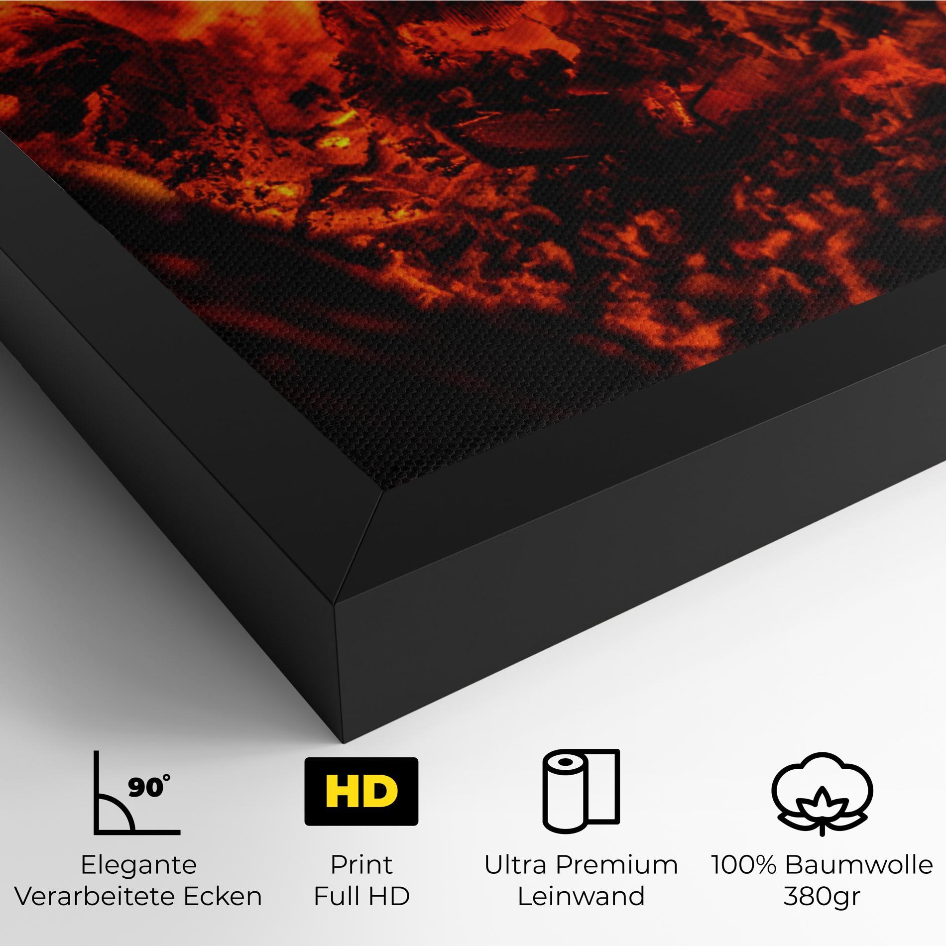 Leinwandbild Heat Surge mockup 4