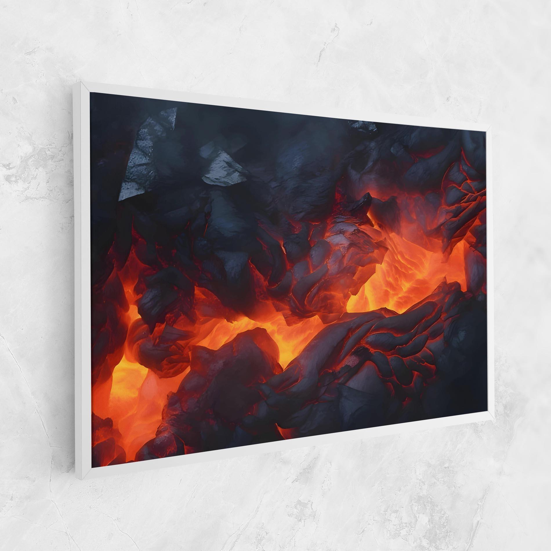 Leinwandbild Lava Art mockup 1