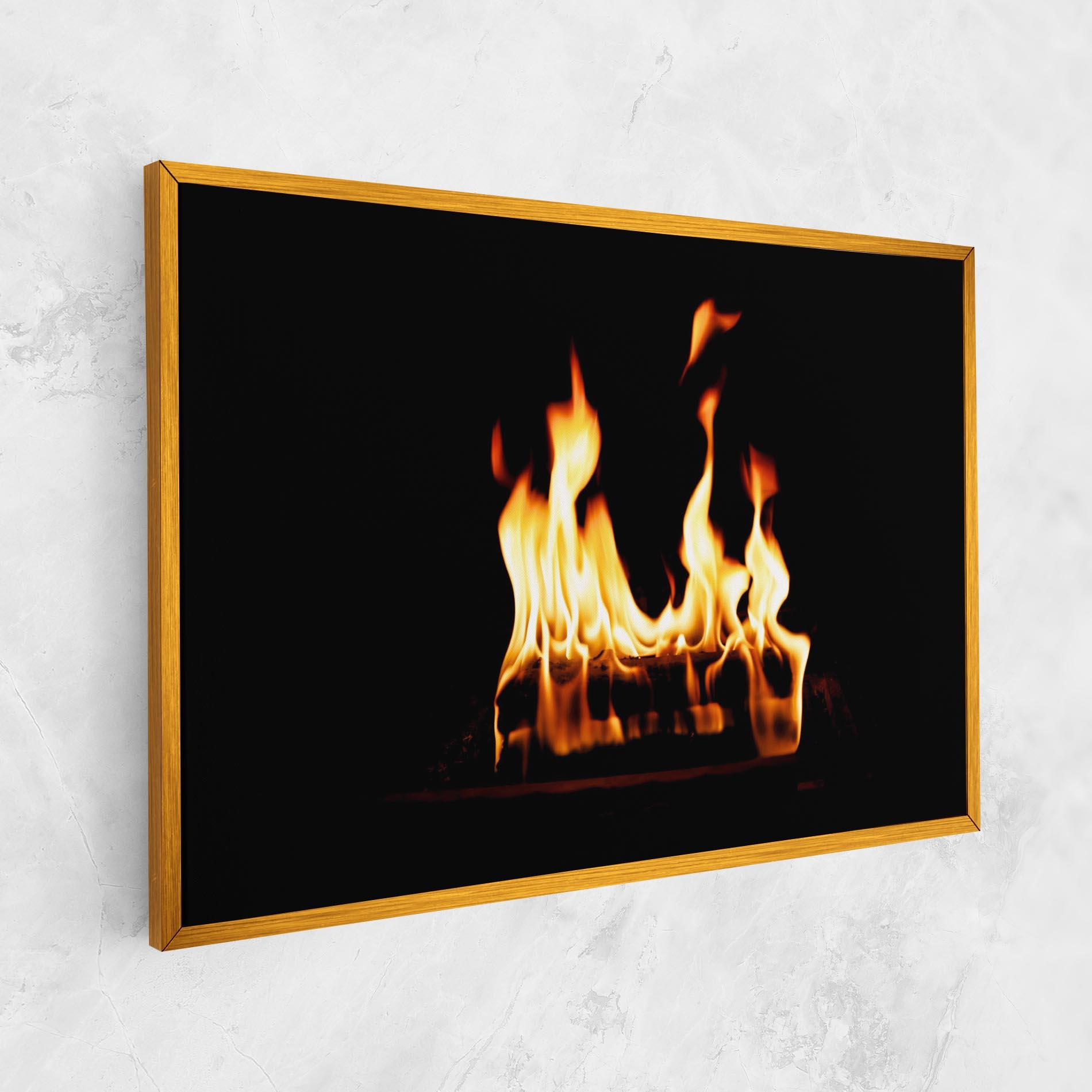 Leinwandbild Calm Fire mockup 1