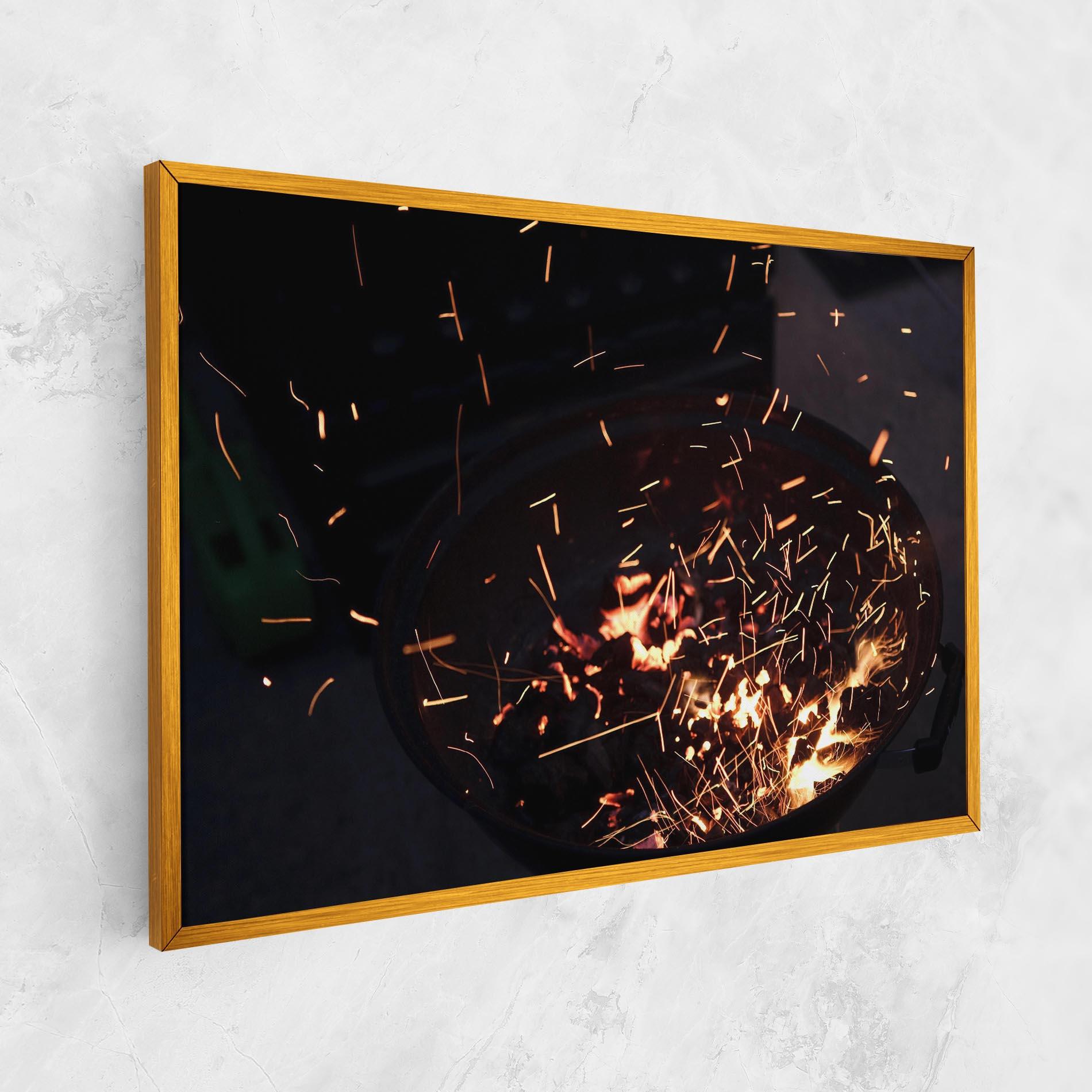Leinwandbild Fire Little Lights mockup 1
