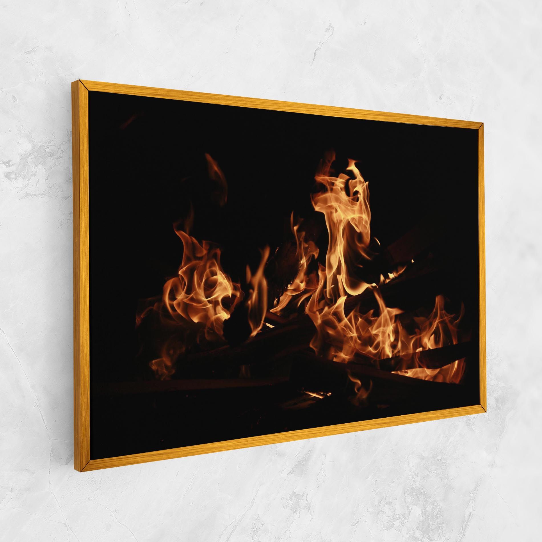 Fire On Black mockup 1