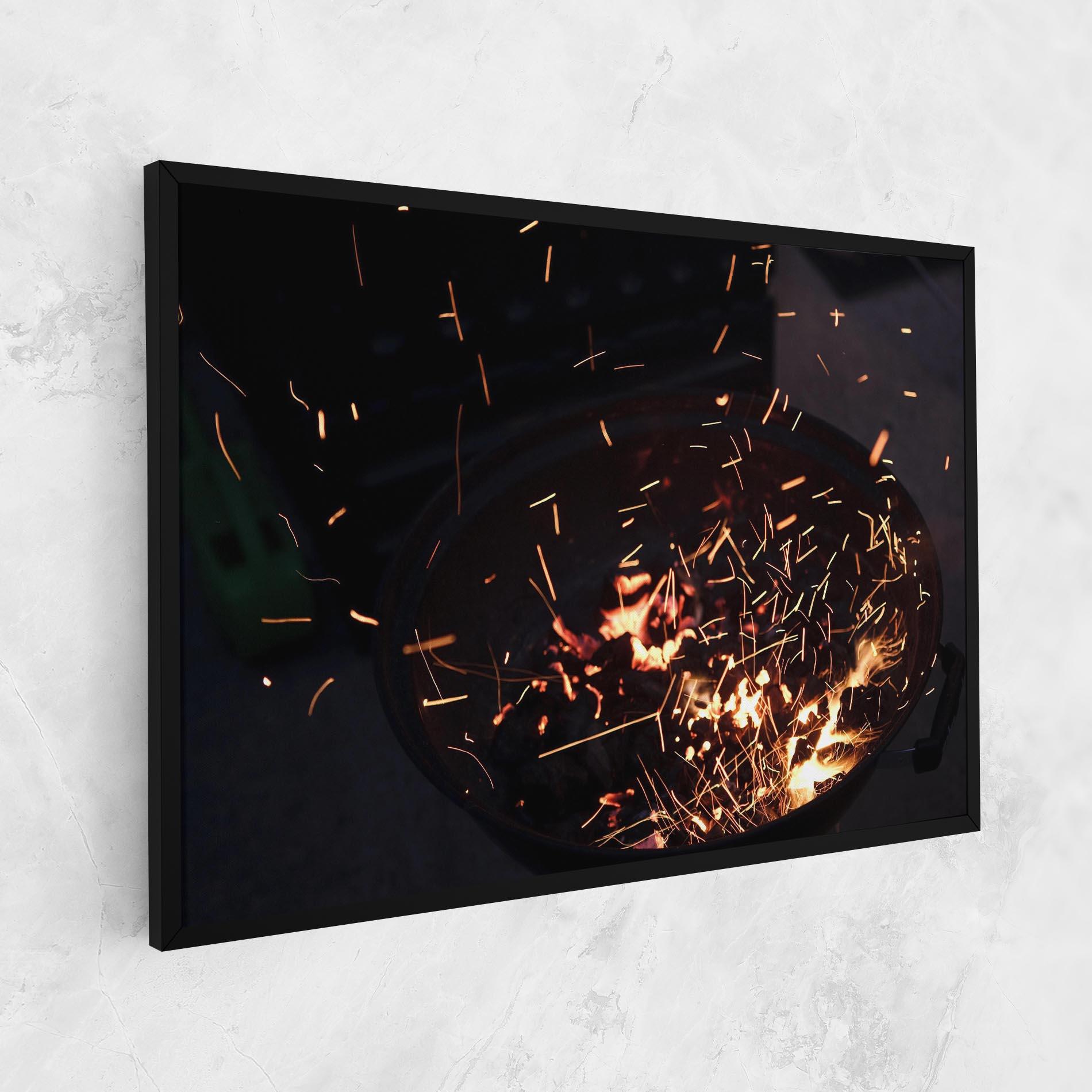 Leinwandbild Fire Little Lights mockup 1