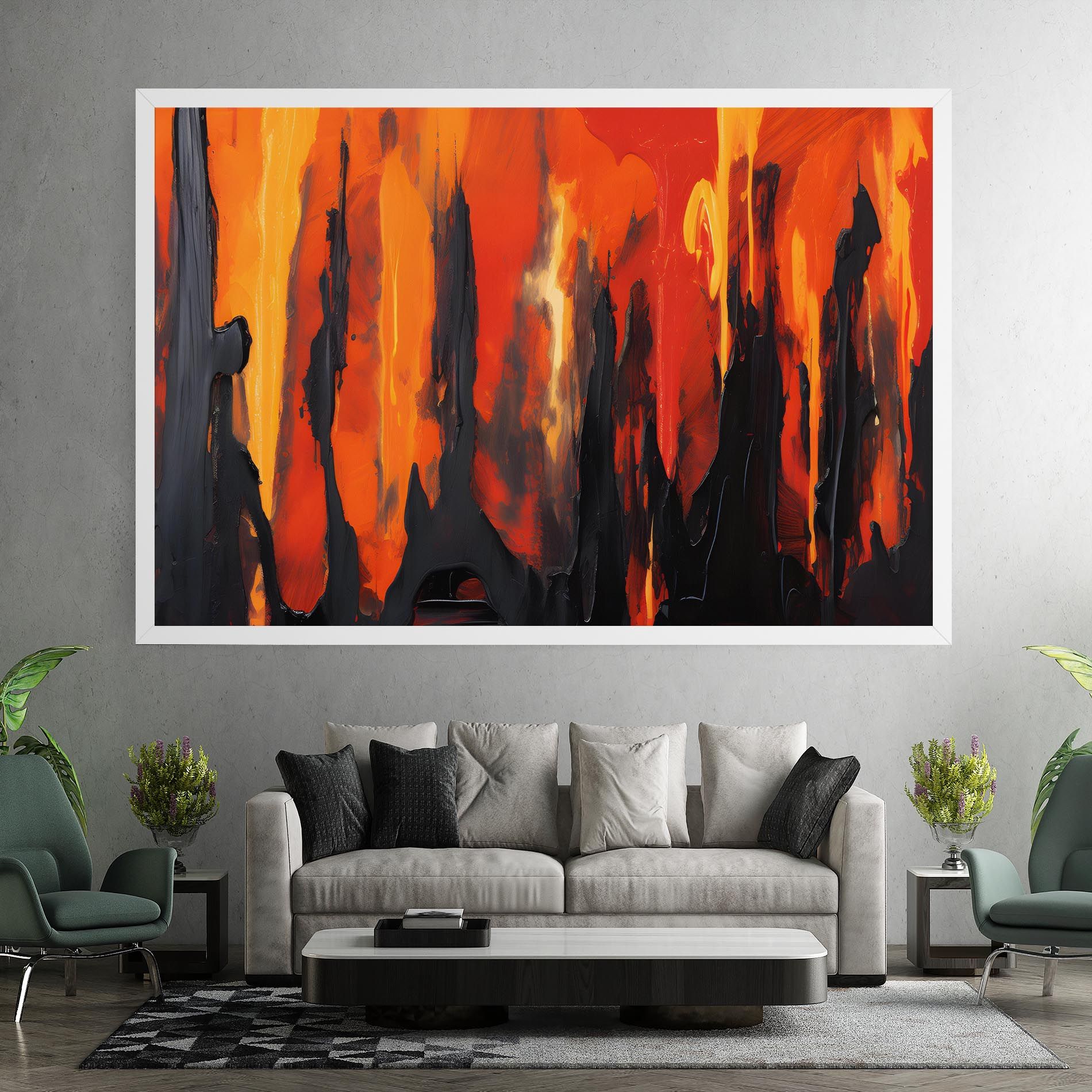 Abstract Fire Art mockup 7