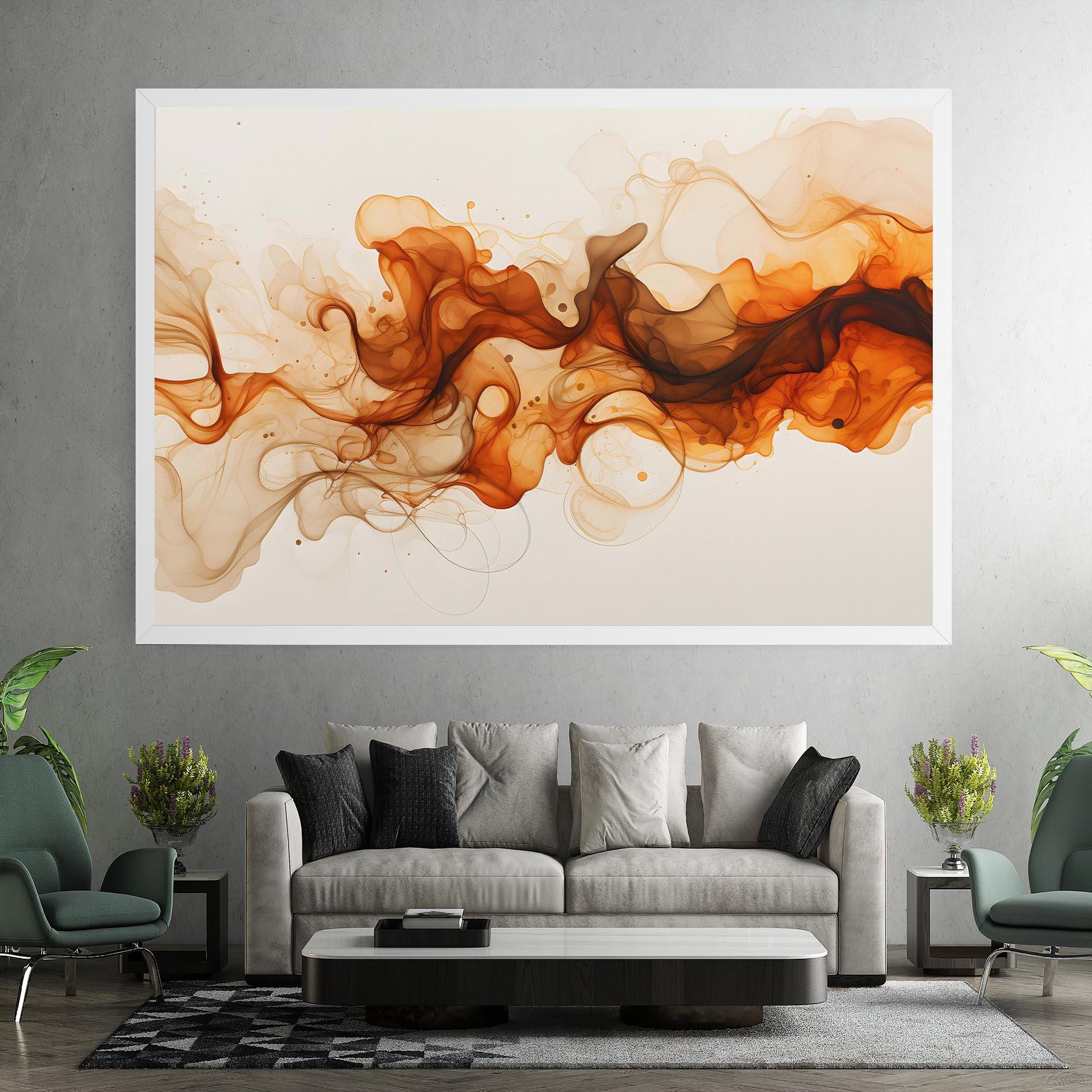 Leinwandbild Fire Aroma mockup 7