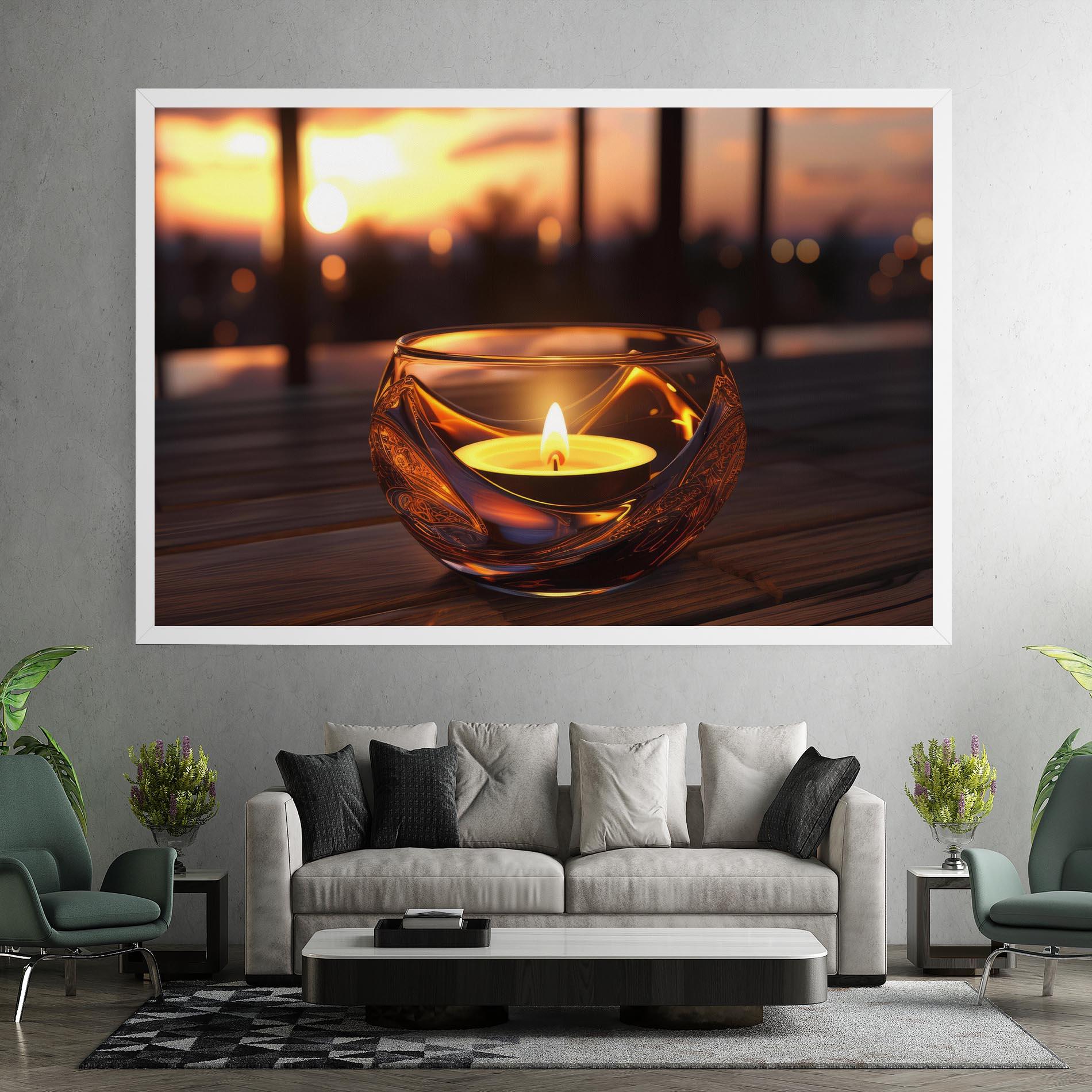 Leinwandbild Fire Bowl mockup 7