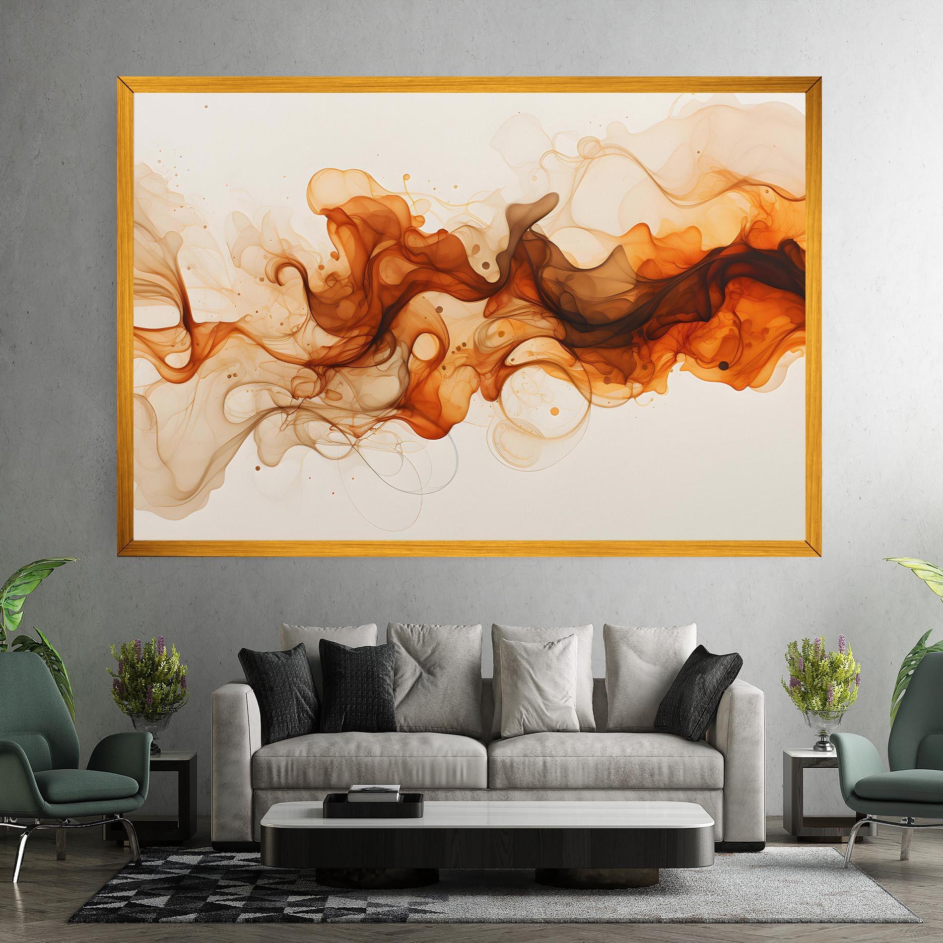 Leinwandbild Fire Aroma mockup 7