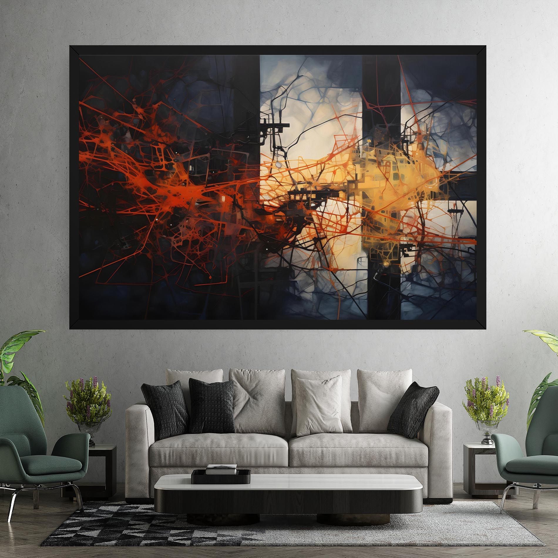 Abstract Fire Style mockup 7