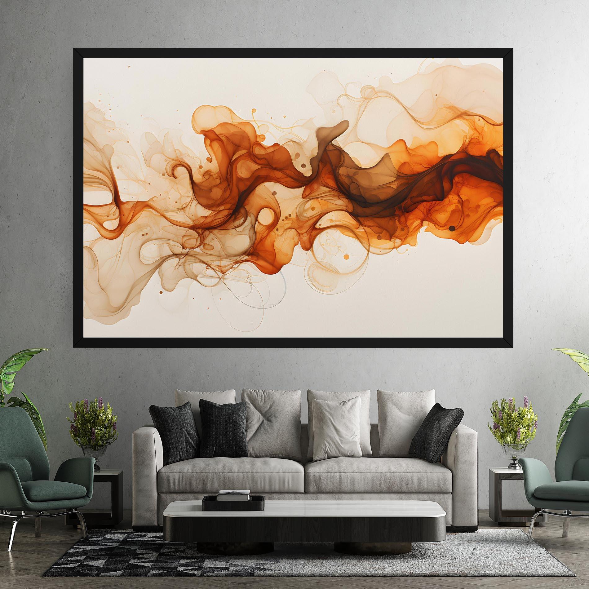 Leinwandbild Fire Aroma mockup 7